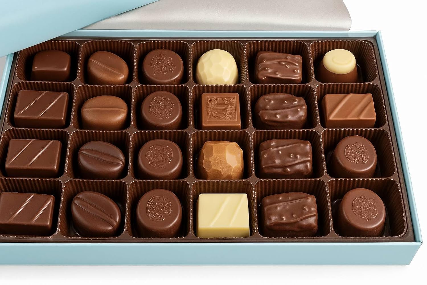 Andy Anand Sugar-Free Belgian Chocolate Truffles (25 pc, 11.11 oz) | Stevia-Sweetened Gift Box | Local SoCal Chocolatier