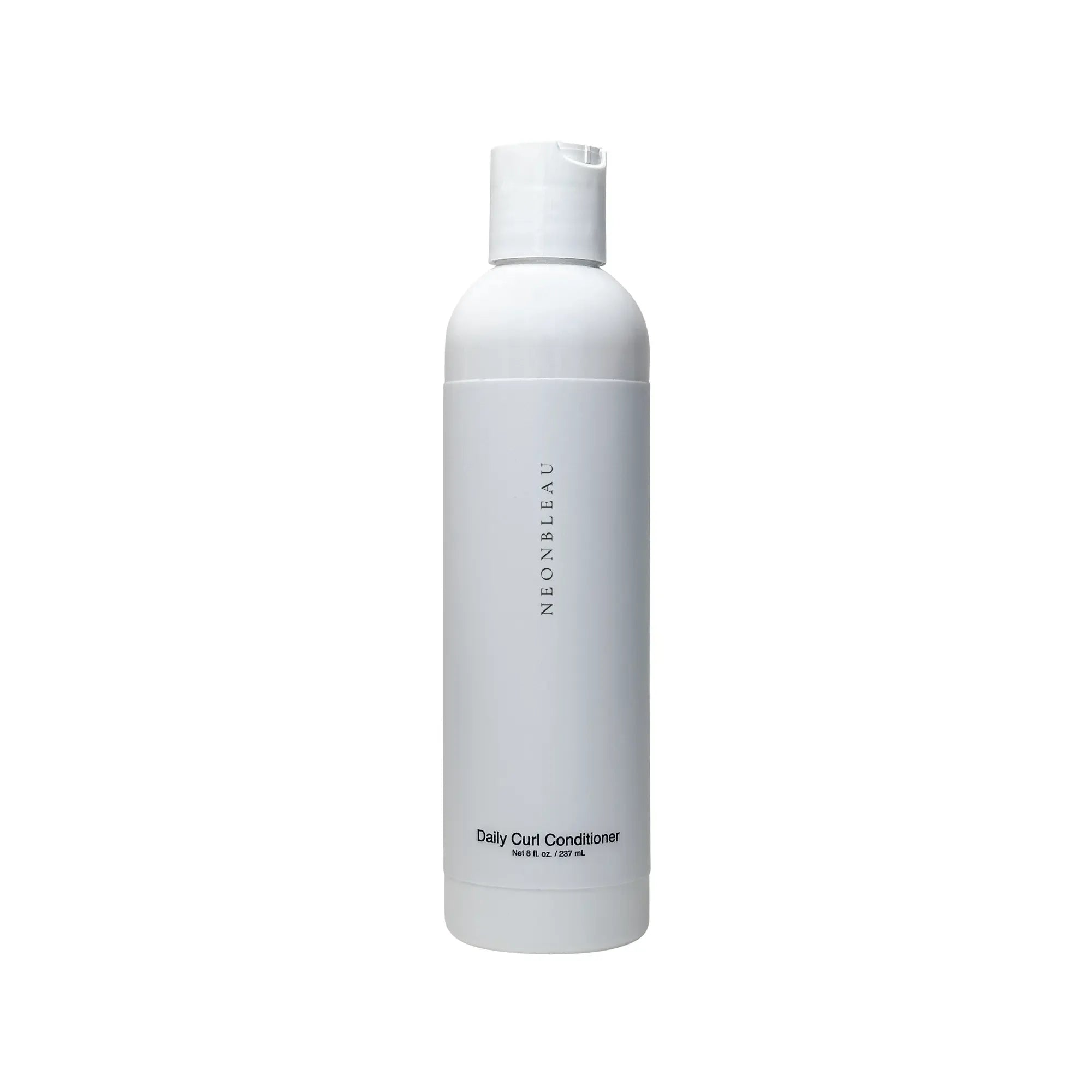 White bottle of Daily Curl Conditioner with a flip-top cap.