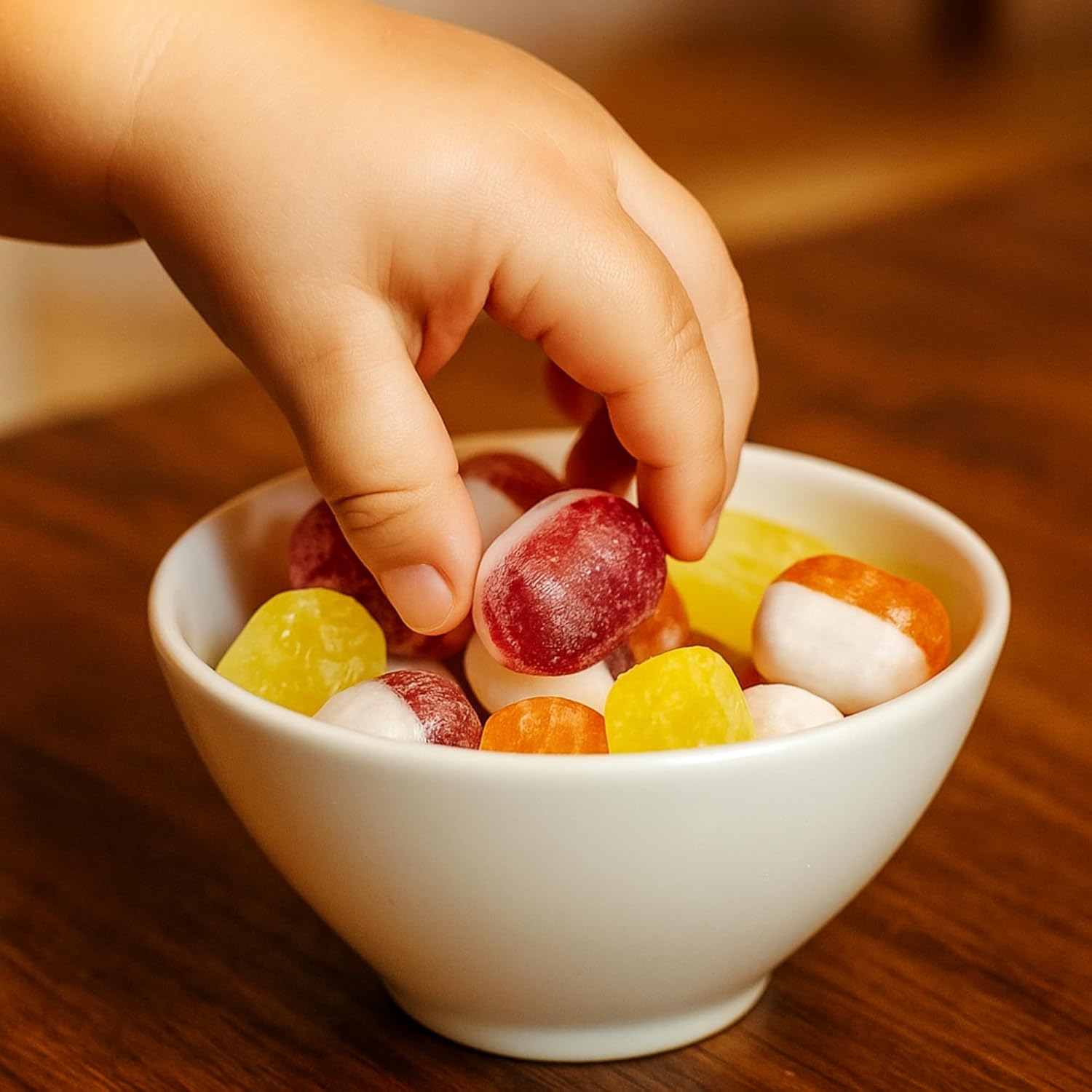 Andy Anand Sugar-Free Trio Hard Candy (Strawberry, Orange, Lemon, 25 pc) | Sugar-Free & Keto Candy | Local SoCal Bakery