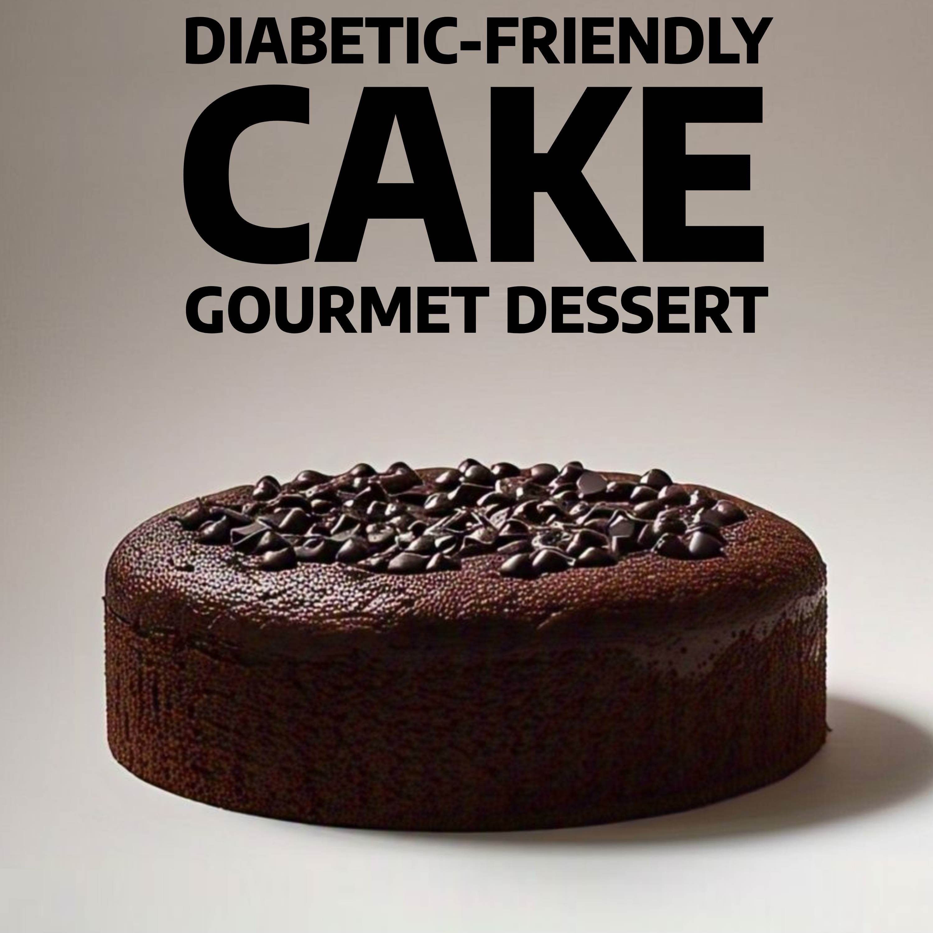 Andy Anand Sugar-Free Dark Chocolate Chip Cake (2.8 lbs) | Keto & Diabetic-Friendly | SoCal Bakery