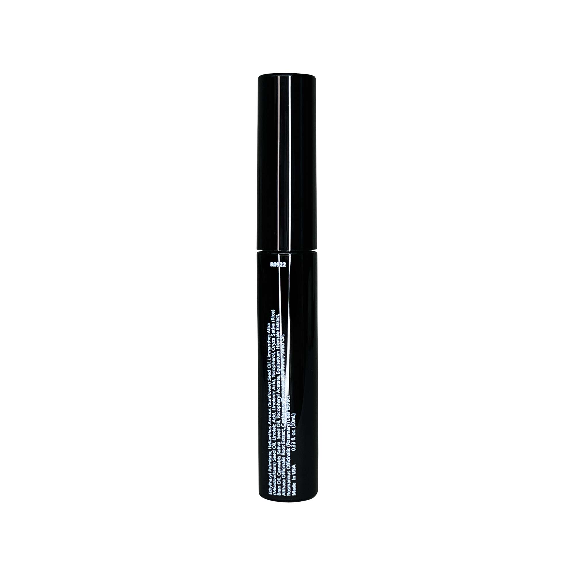 A black tube of Lash Rejuvenator with white text on the side.