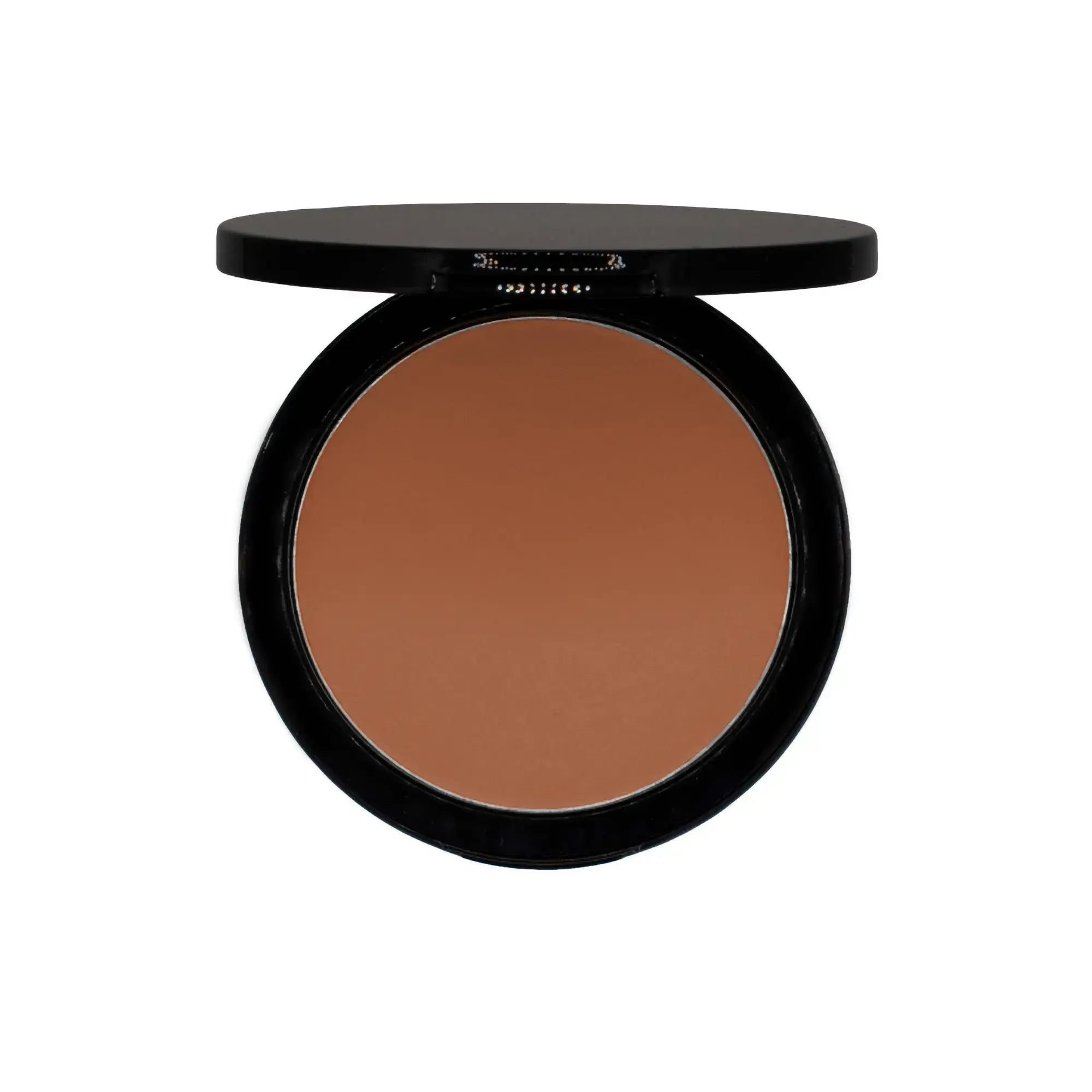 An open compact of Dual Blend Powder Foundation in Walnut.