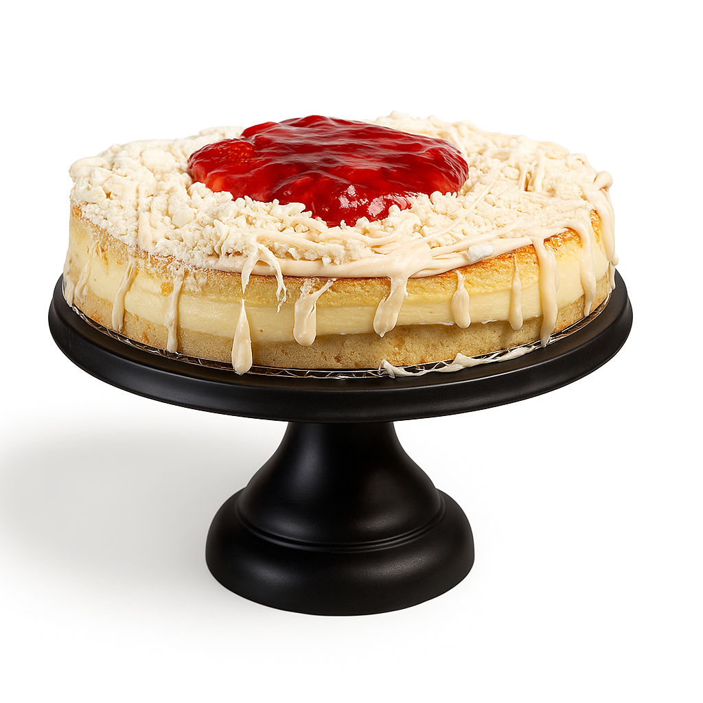 Andy Anand Sugar-Free White Chocolate Strawberry Cake (2.5 lbs) | Sugar-Free & Keto Cake | Local SoCal Bakery