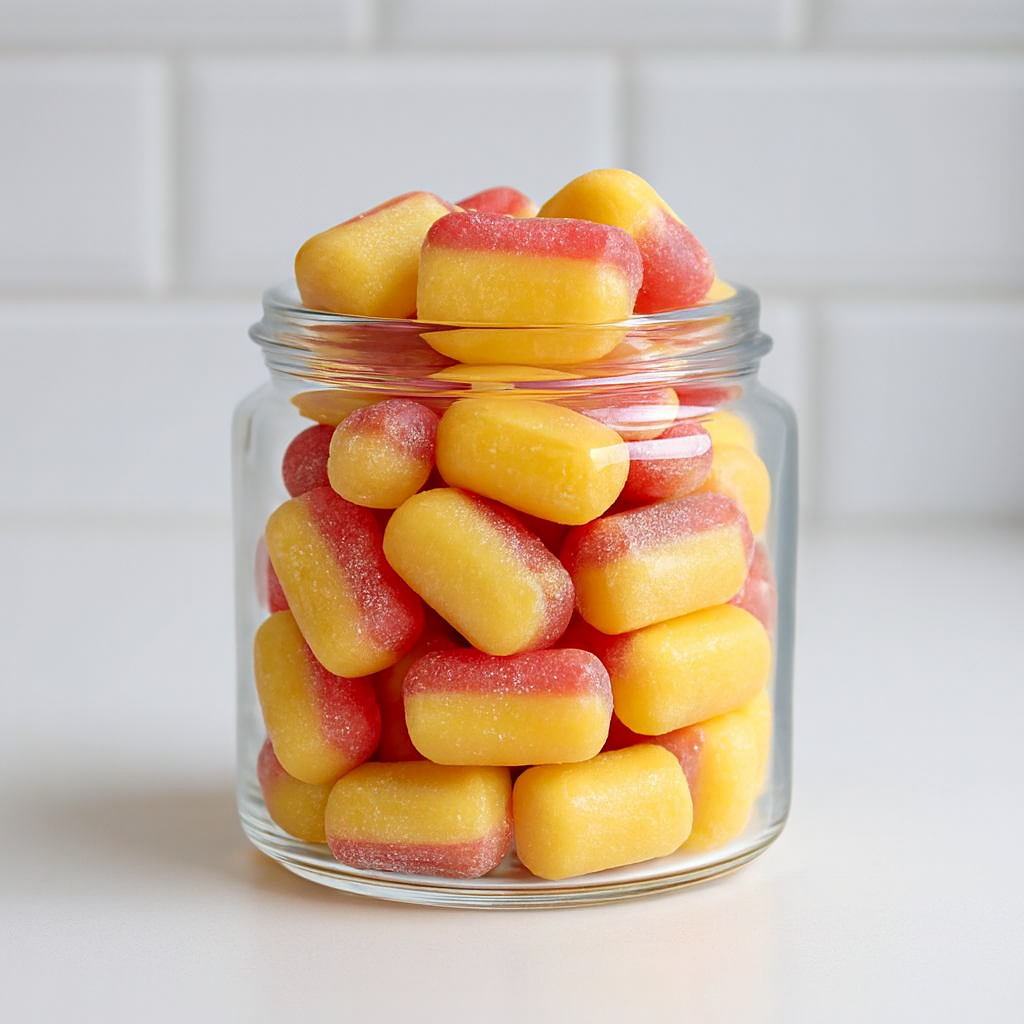 Andy Anand Sugar-Free Rhubarb & Custard Hard Candy (25 pc) | Sugar-Free & Keto Candy | Local SoCal Bakery