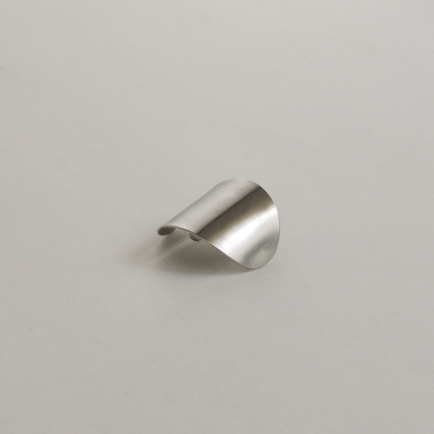 Metal Oval Hair Ponytail Cuff Stick | Silver