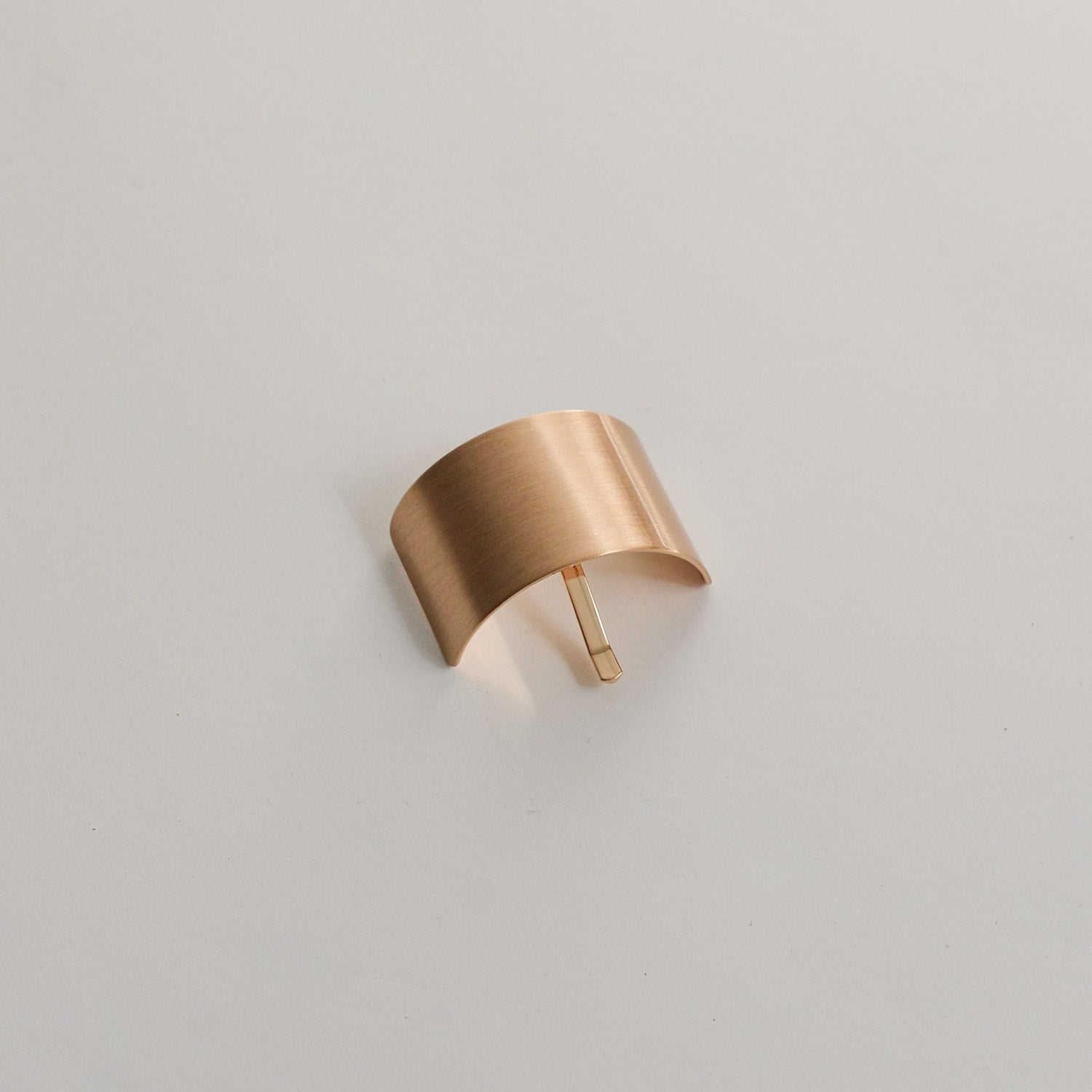 Metal Rectangular Hair Ponytail Cuff Stick | Gold