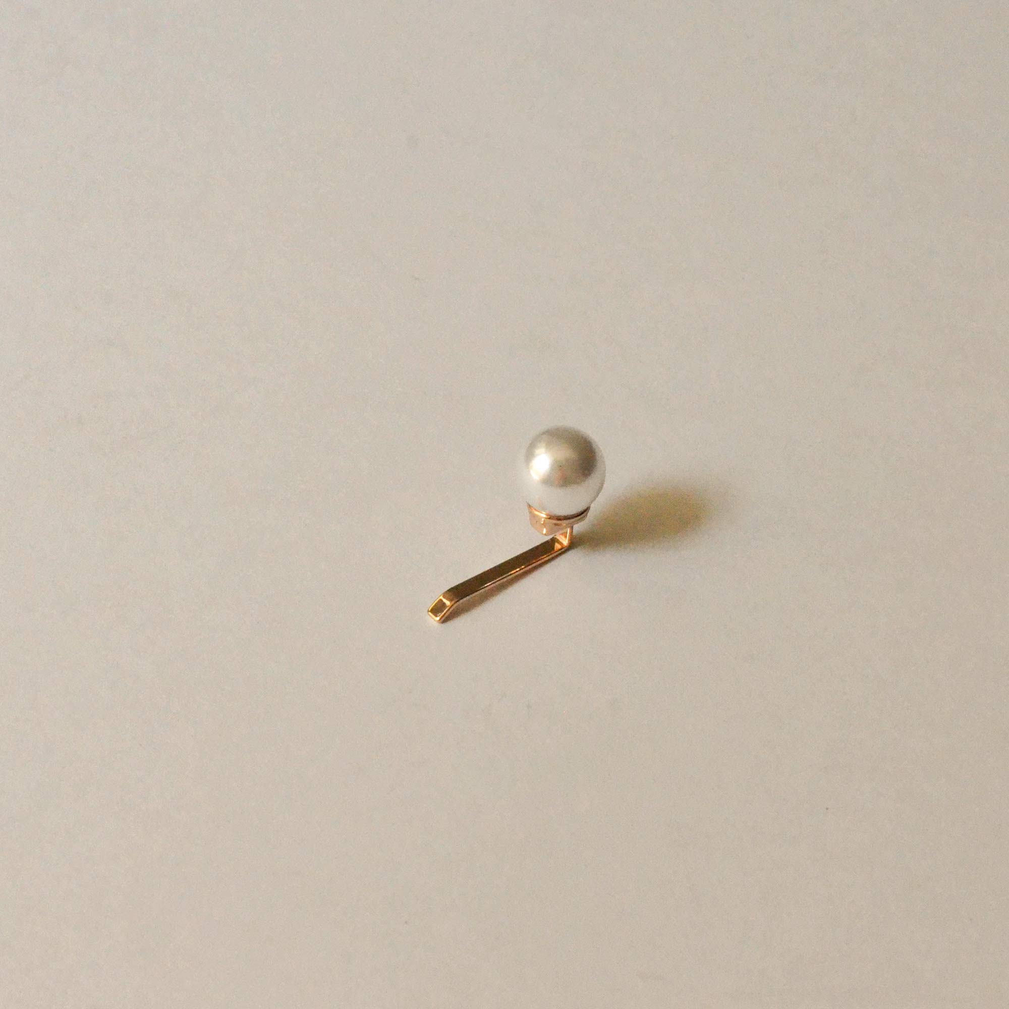 Mini Heart & Pearl Hair Stick Set | Gold