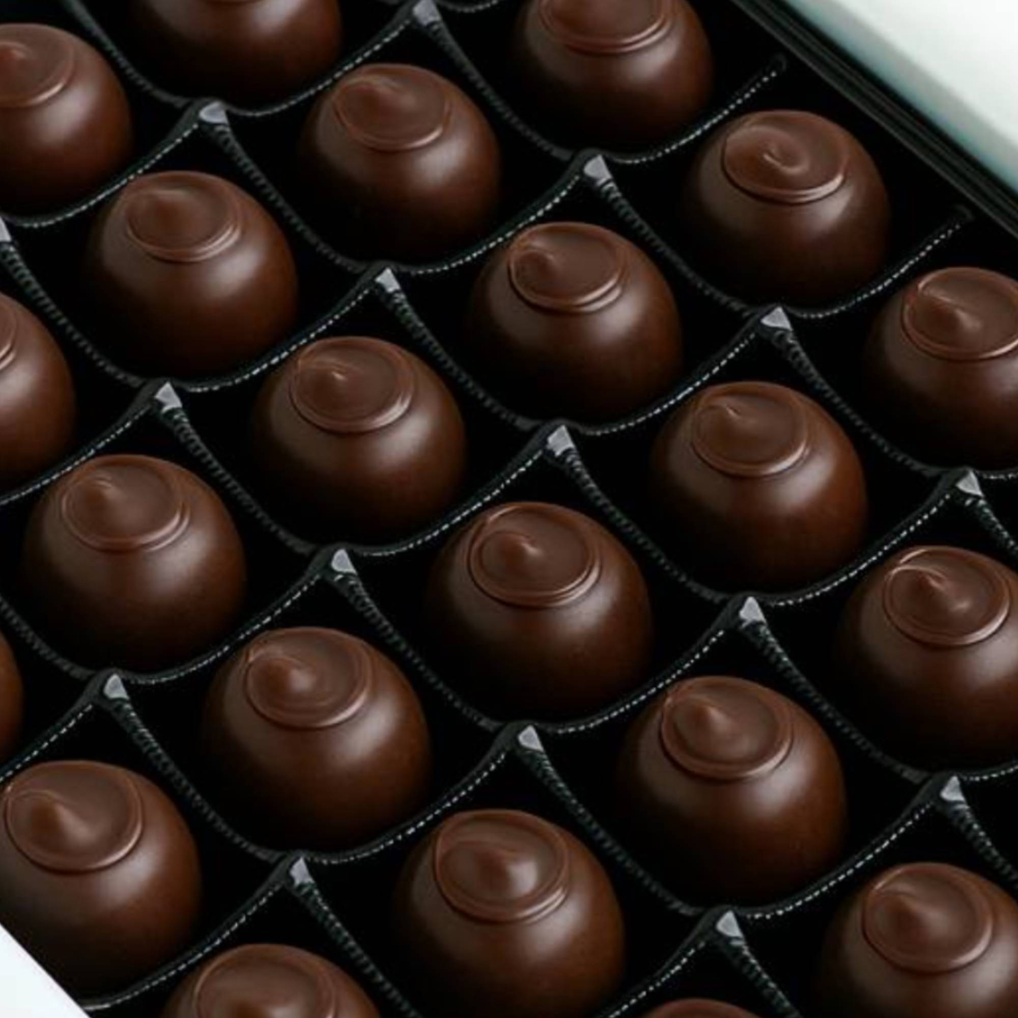 Andy Anand Sugar-Free Cherry Cordial Dark Chocolate Truffles (48 pc) | Vegan, 60% Cocoa Butter | Local SoCal Chocolatier