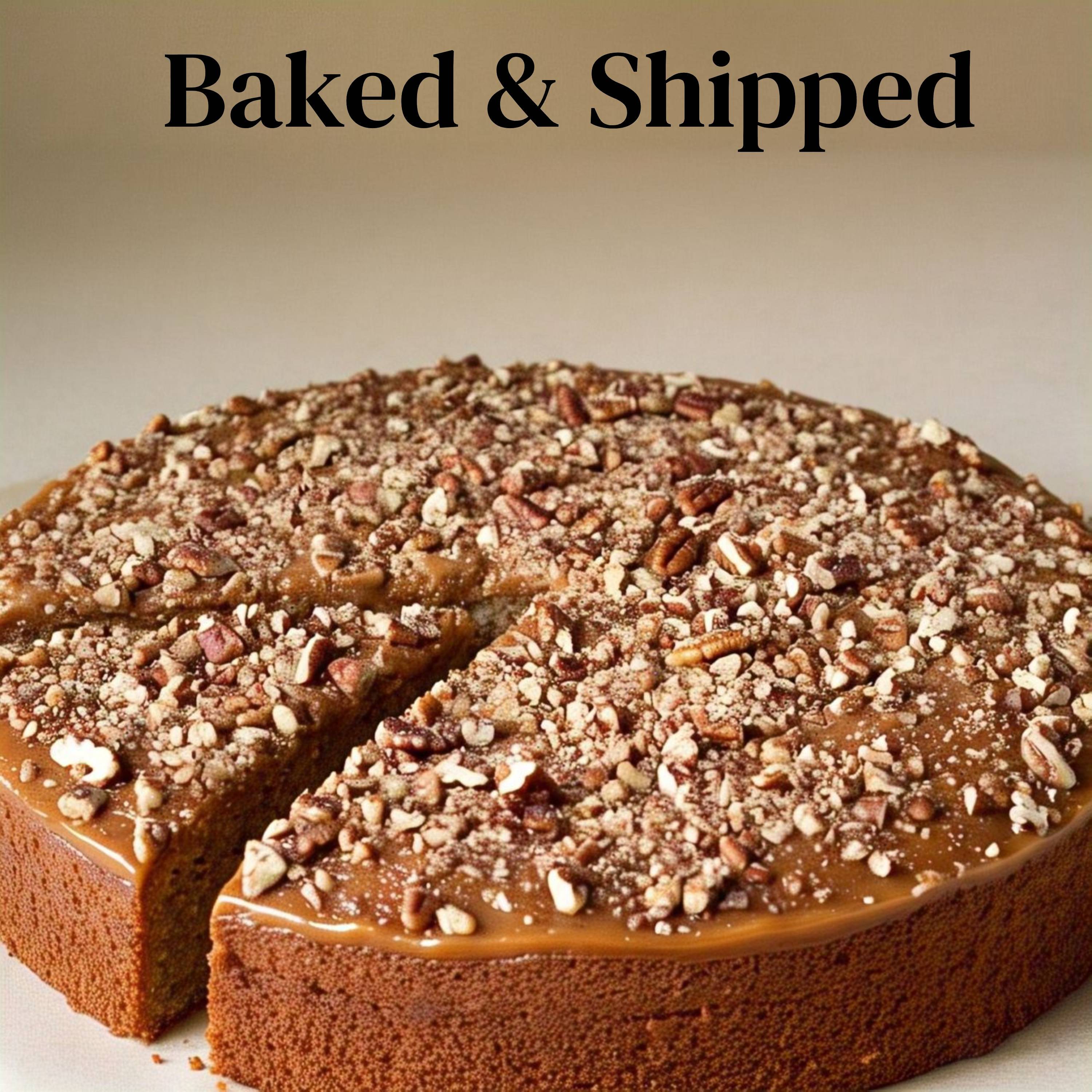 Andy Anand Sugar-Free Pecan Cake (9-inch, 2 lbs) | Sugar-Free & Keto Cake | Local SoCal Bakery