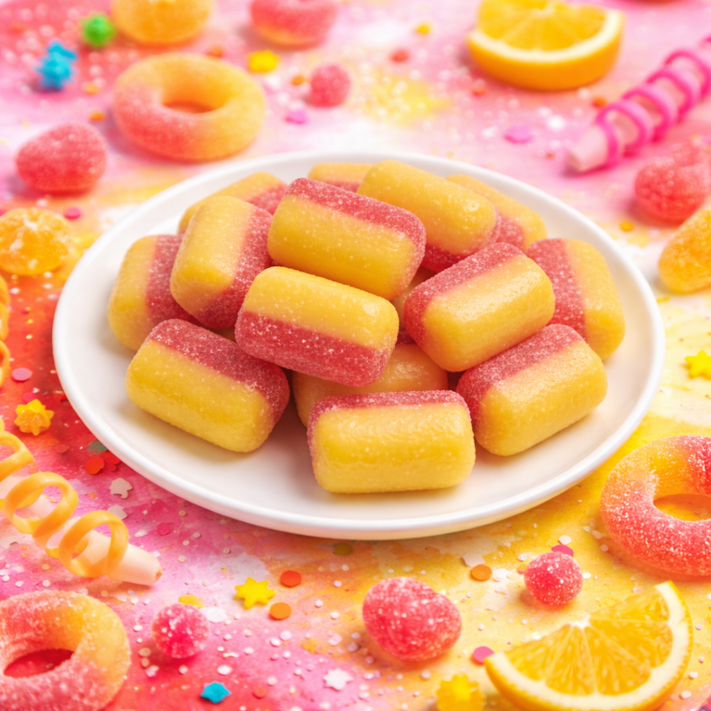 Andy Anand Sugar-Free Rhubarb & Custard Hard Candy (25 pc) | Sugar-Free & Keto Candy | Local SoCal Bakery