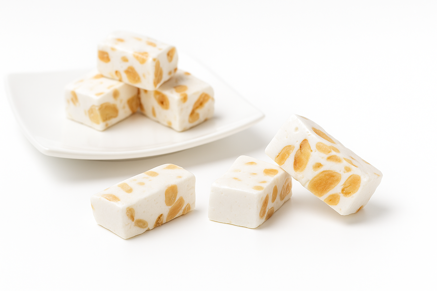 Andy Anand Sugar-Free Almond Brittle Nougat (Turron) | European Imported, Gluten-Free | Local SoCal Bakery