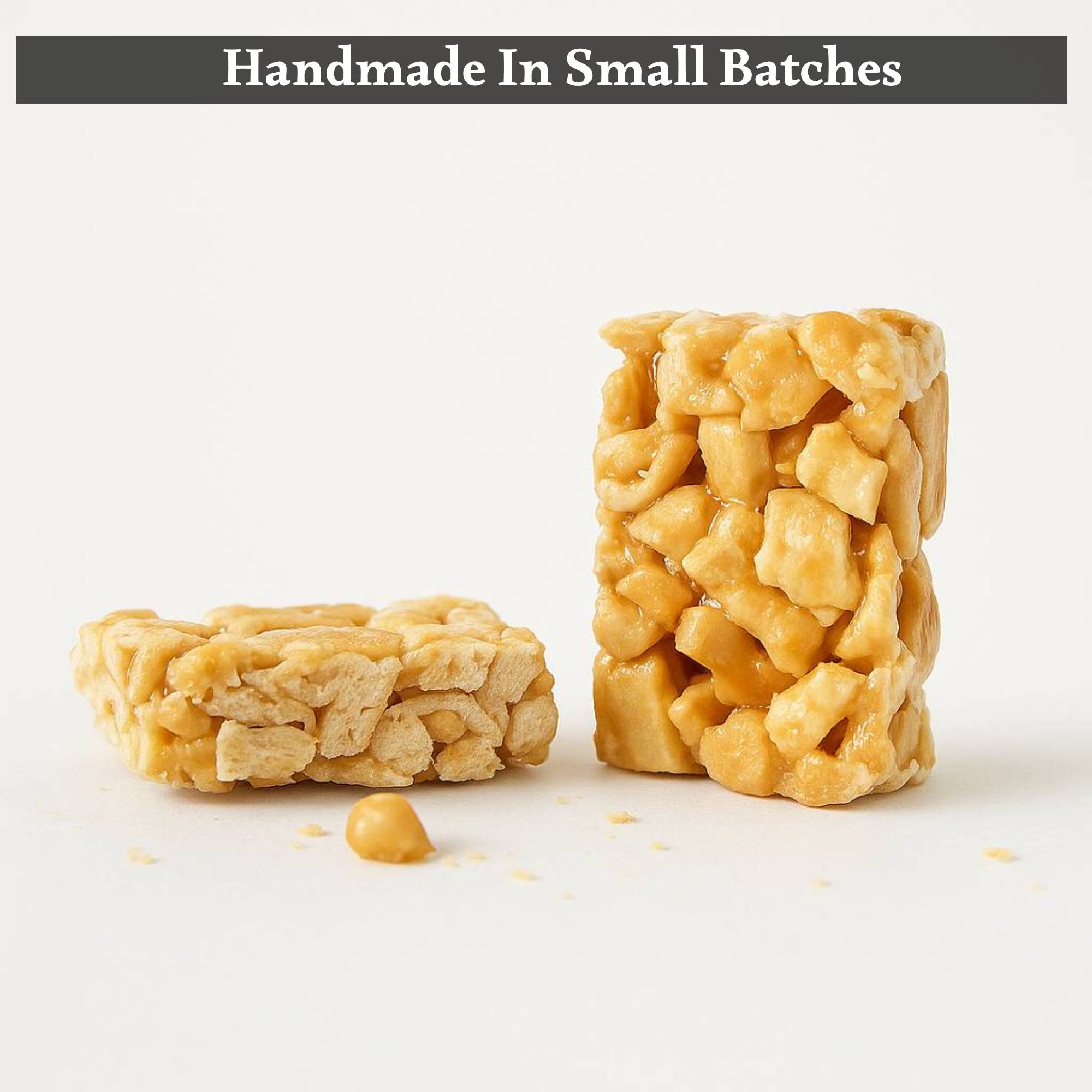 Andy Anand Sugar-Free Cashew Brittle (7 oz) | No Added Sugar, Healthy Treat | Local SoCal Bakery
