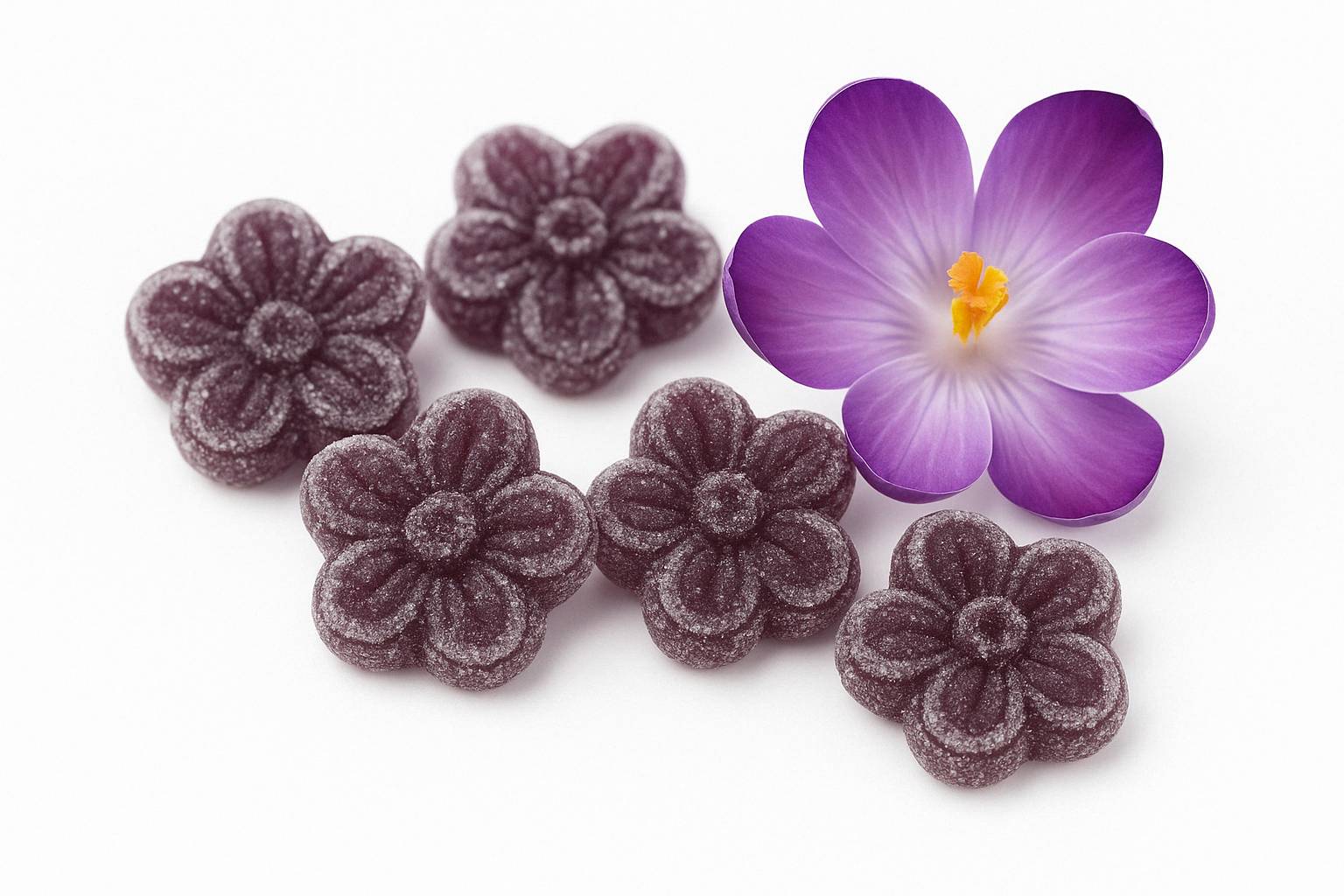 Andy Anand Sugar-Free Violet Candy Dragées (150 pc, 3-Pack, 3.5 oz) | Old-World European, Stevia | Local SoCal Bakery