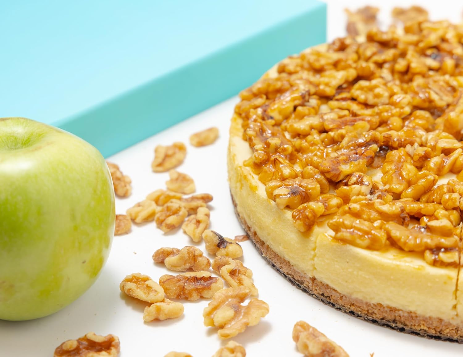 Andy Anand Sugar-Free Caramel Apple Cheesecake (9-inch, 2.8 lbs) | Sugar-Free & Keto Cheesecake | Local SoCal Bakery