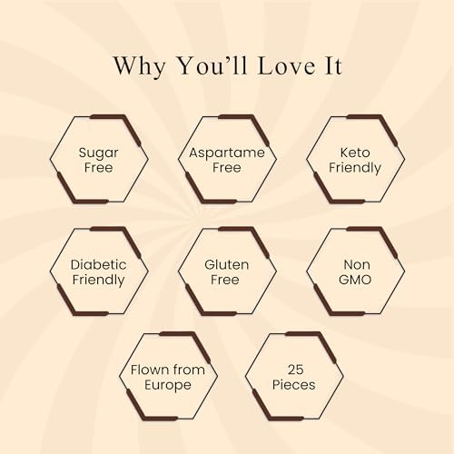 Andy Anand Sugar-Free Aniseed Rock Hard Candy (25 pc) | Sugar-Free & Keto Candy | Local SoCal Bakery