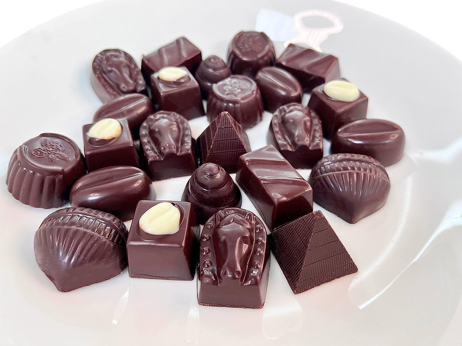 Andy Anand Sugar-Free Vegan Dark Chocolate Truffles (24 pc) | 60% Cocoa Butter, Dairy/Soy/Sesame-Free Gift Box | Local SoCal Chocolatier