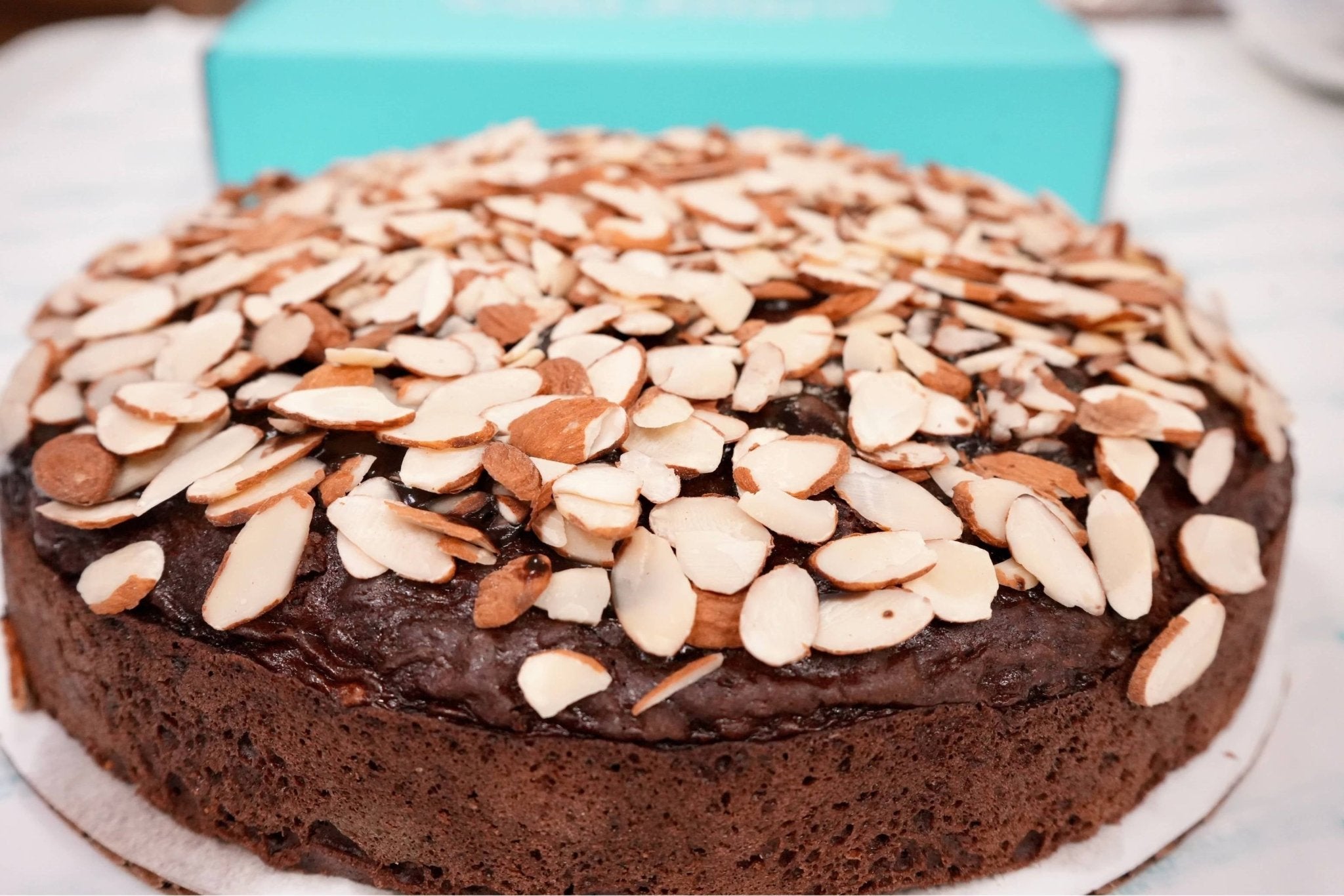 Andy Anand Sugar-Free Chocolate Almond Cake (2.5 lbs) | Keto & Diabetic-Friendly | SoCal Bakery