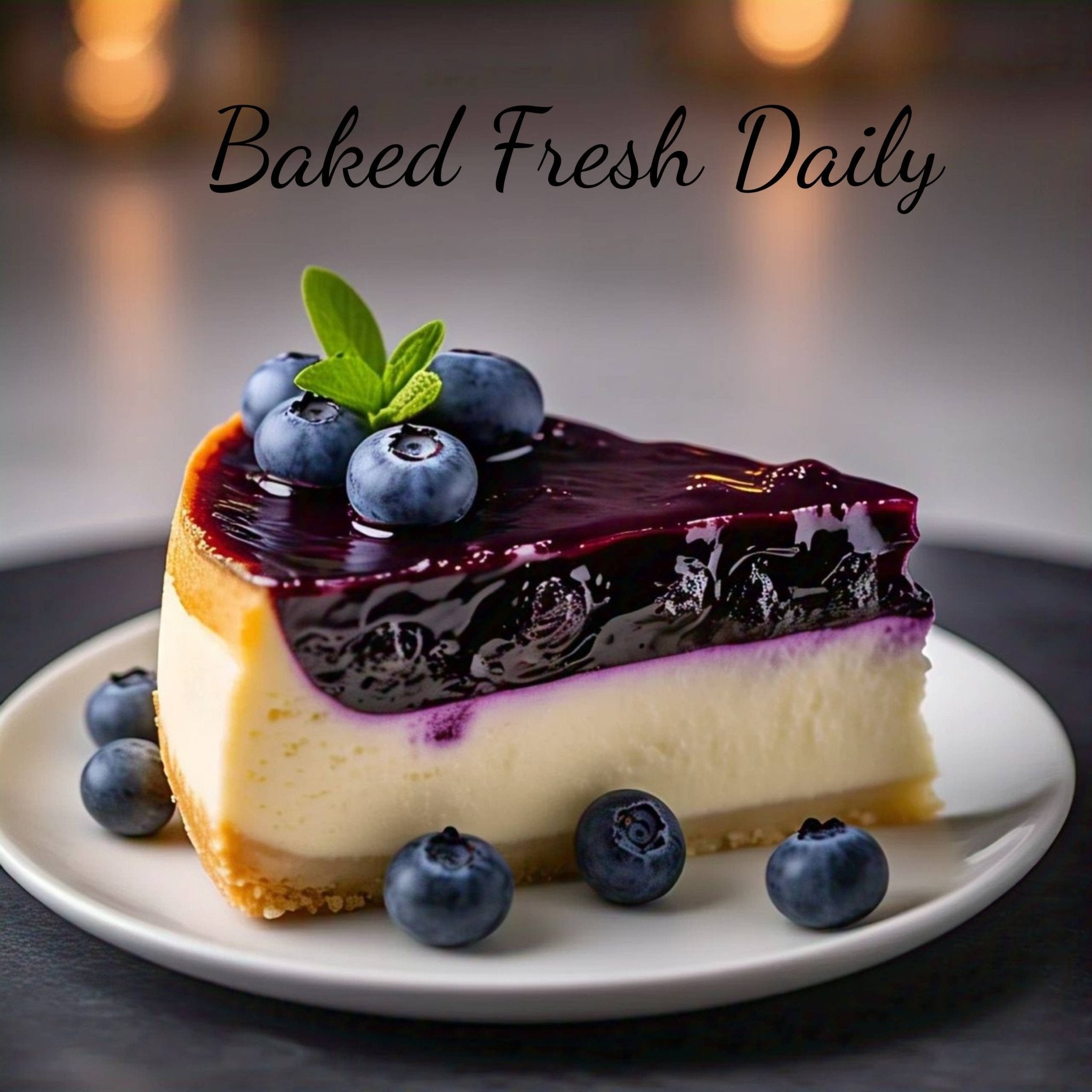 Andy Anand Sugar-Free Blueberry Cake (9-inch, 2.6 lbs) | Keto & Diabetic-Friendly | SoCal Bakery