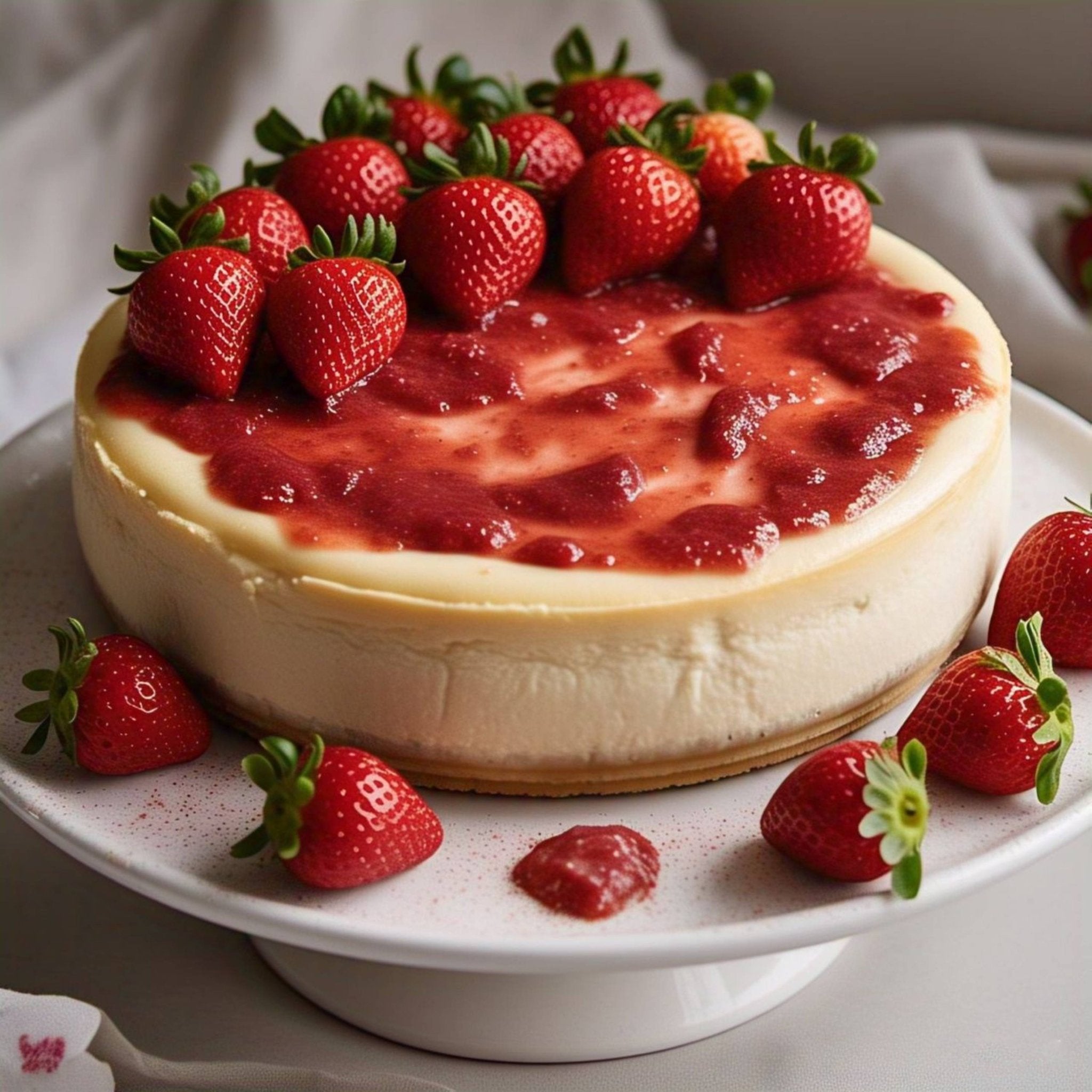 Andy Anand Sugar-Free Strawberry Cake (9-inch, 2 lbs) | Sugar-Free & Keto Cake | Local SoCal Bakery