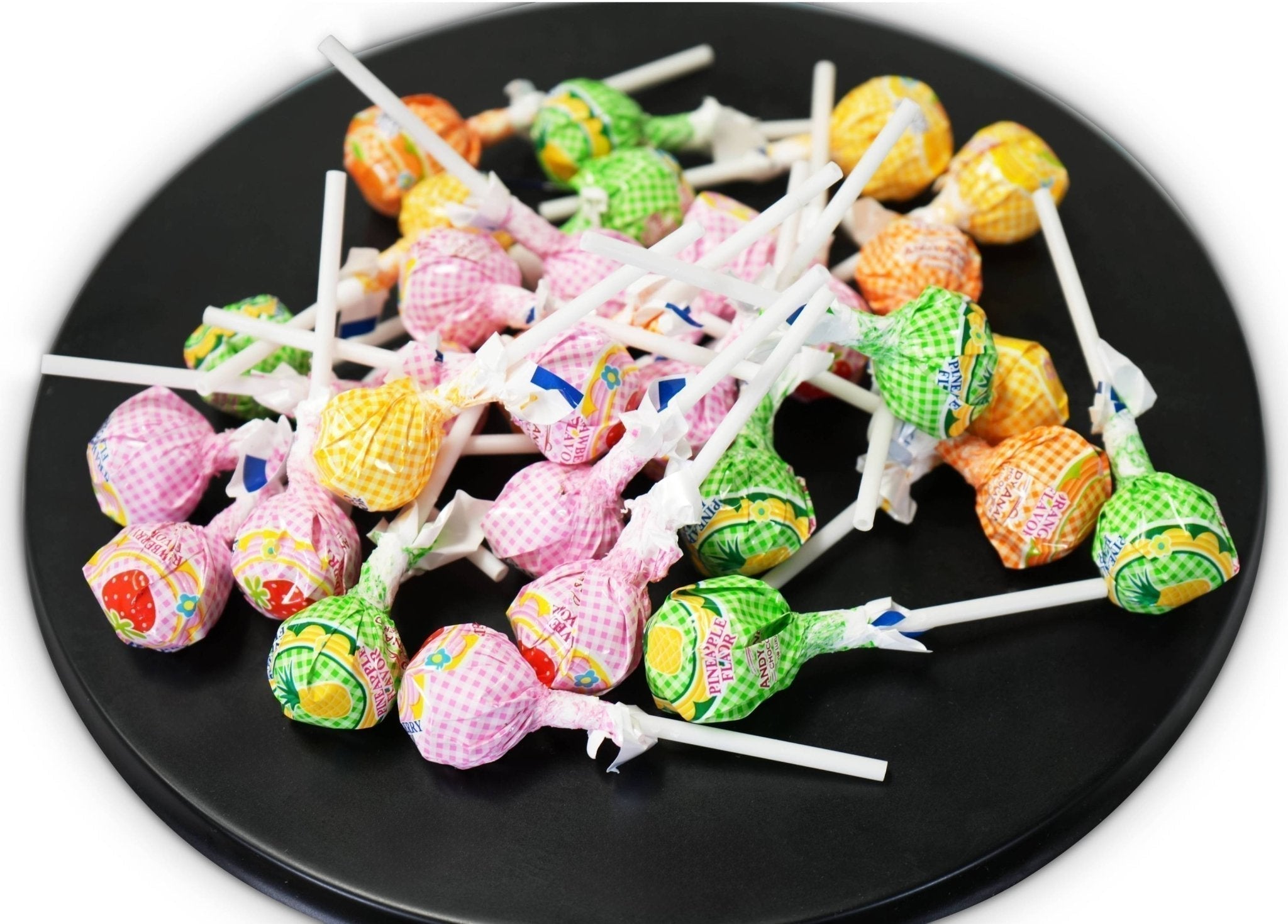 Andy Anand Sugar-Free Vitamin C Lollipops (29-31 ct, 8.8 oz) | Real Fruit Juice, Kids Immune Pops | Local SoCal Bakery