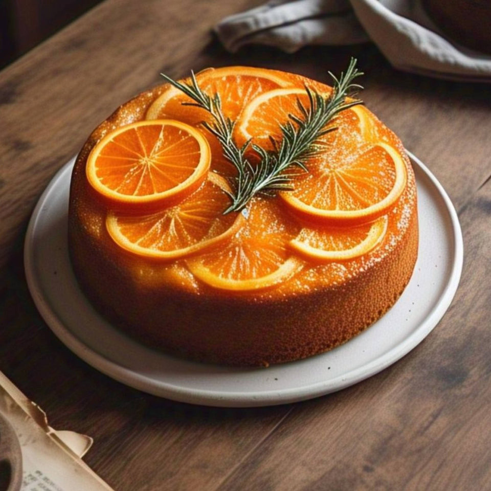 Andy Anand Gluten-Free Orange Cake (9-inch, 2.6 lbs) | Hand-Baked Bakery Cake | Local SoCal Bakery