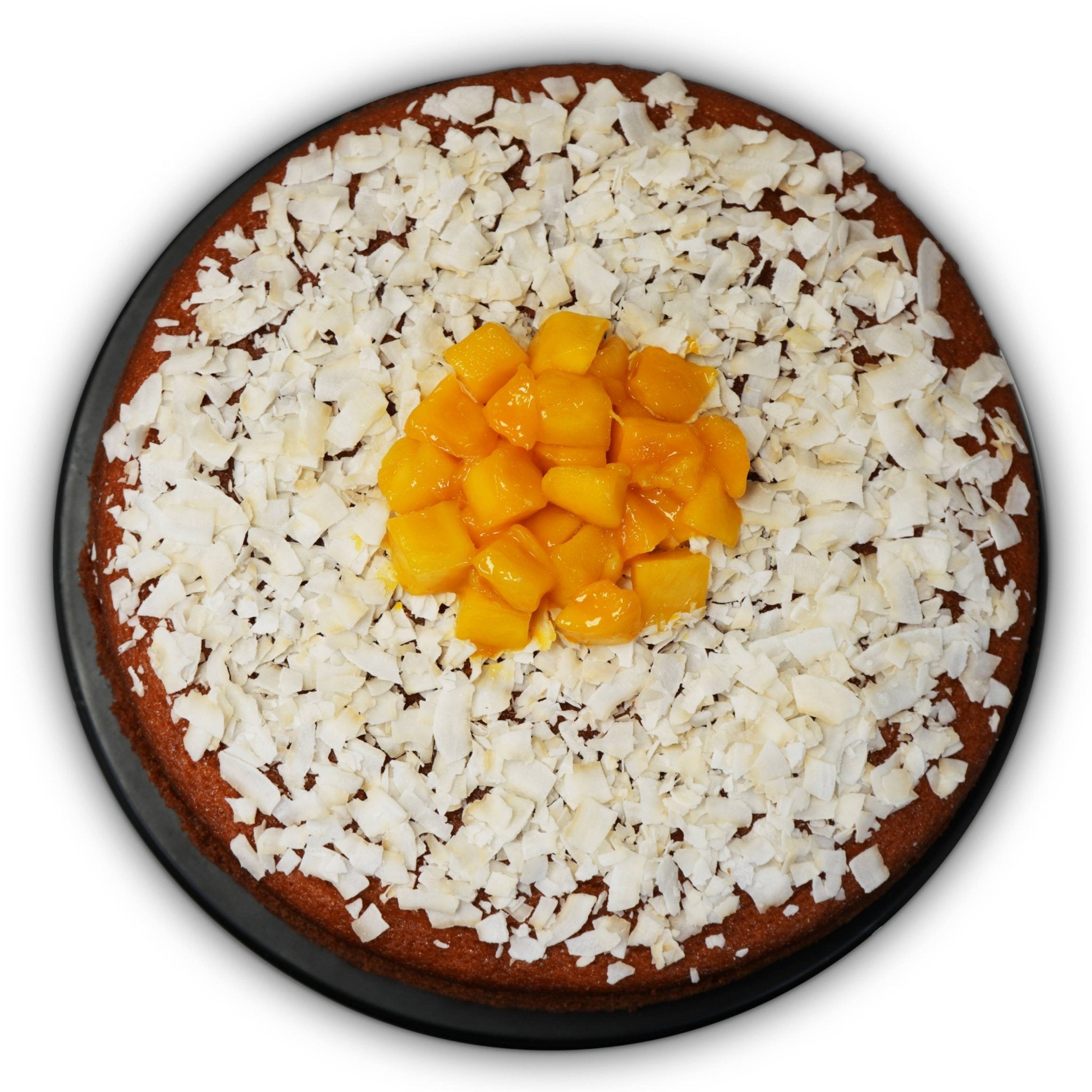 Andy Anand Sugar-Free Mango Coconut Cake (2.5 lbs) | Keto & Diabetic-Friendly | SoCal Bakery