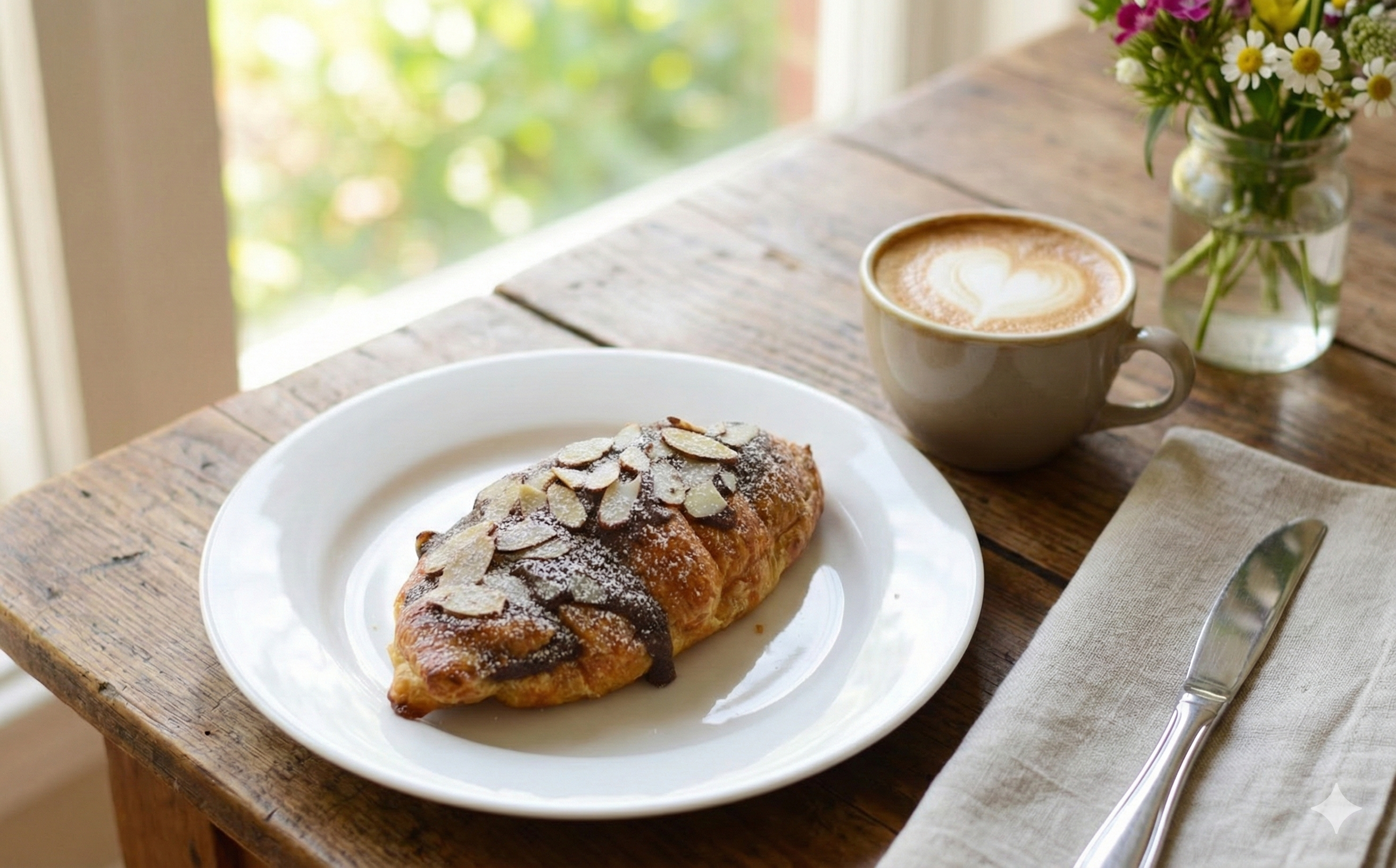 Andy Anand Sugar-Free Dark Chocolate Almond Croissant Cake (10 pc, 2 lbs) | Keto & Diabetic-Friendly | SoCal Bakery
