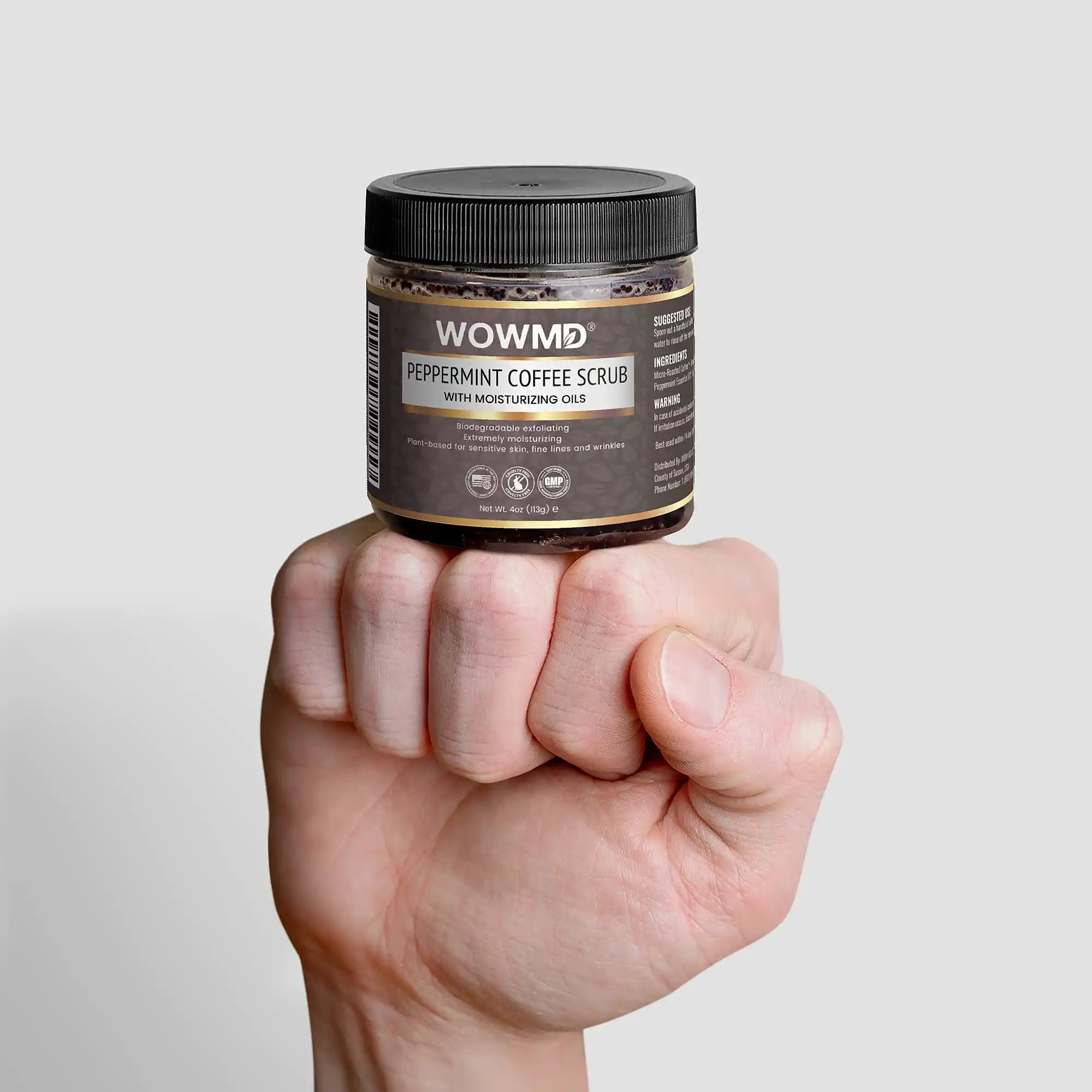 Peppermint Coffee Scrub