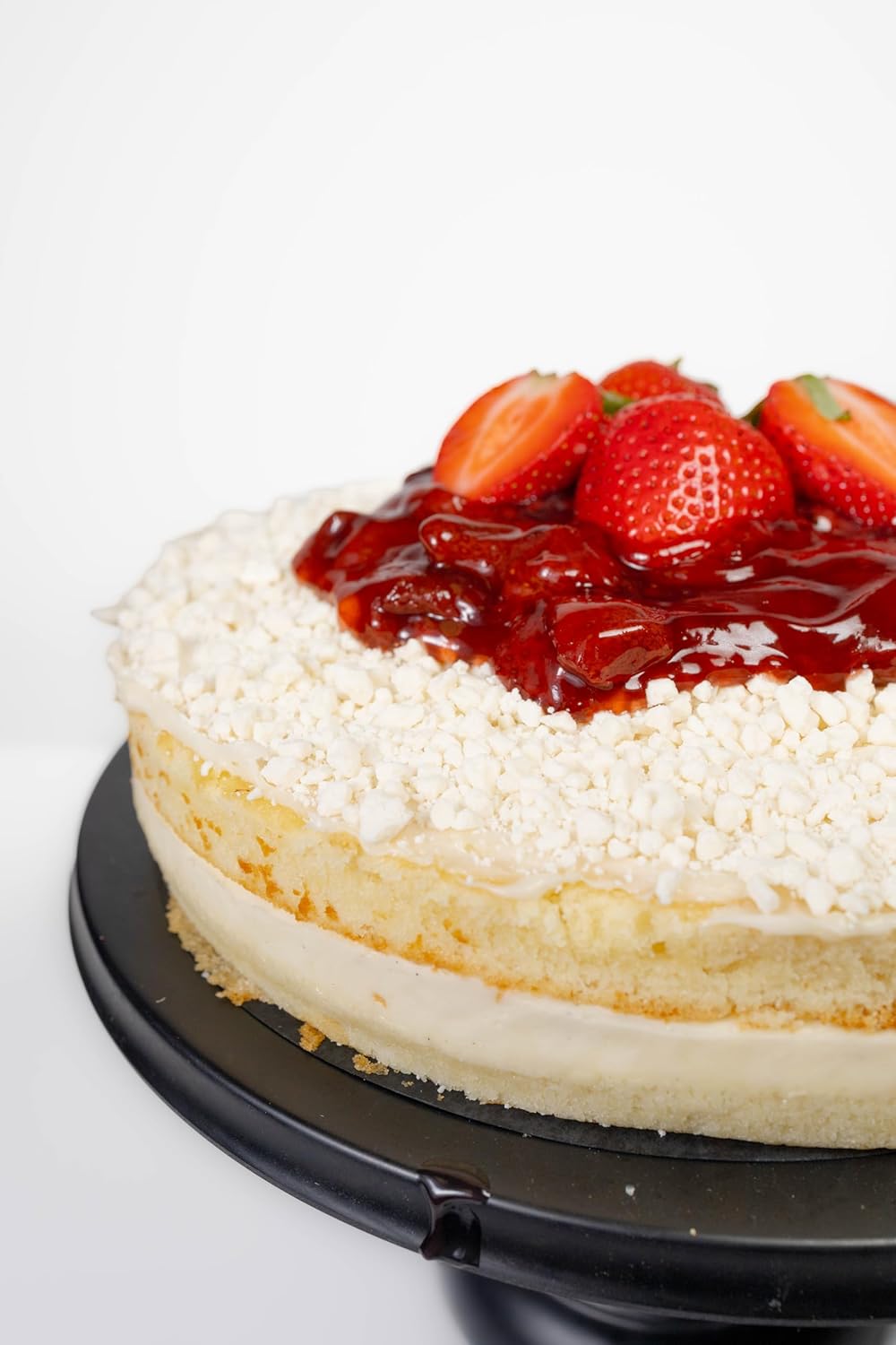Andy Anand Sugar-Free White Chocolate Strawberry Cake (2.5 lbs) | Sugar-Free & Keto Cake | Local SoCal Bakery