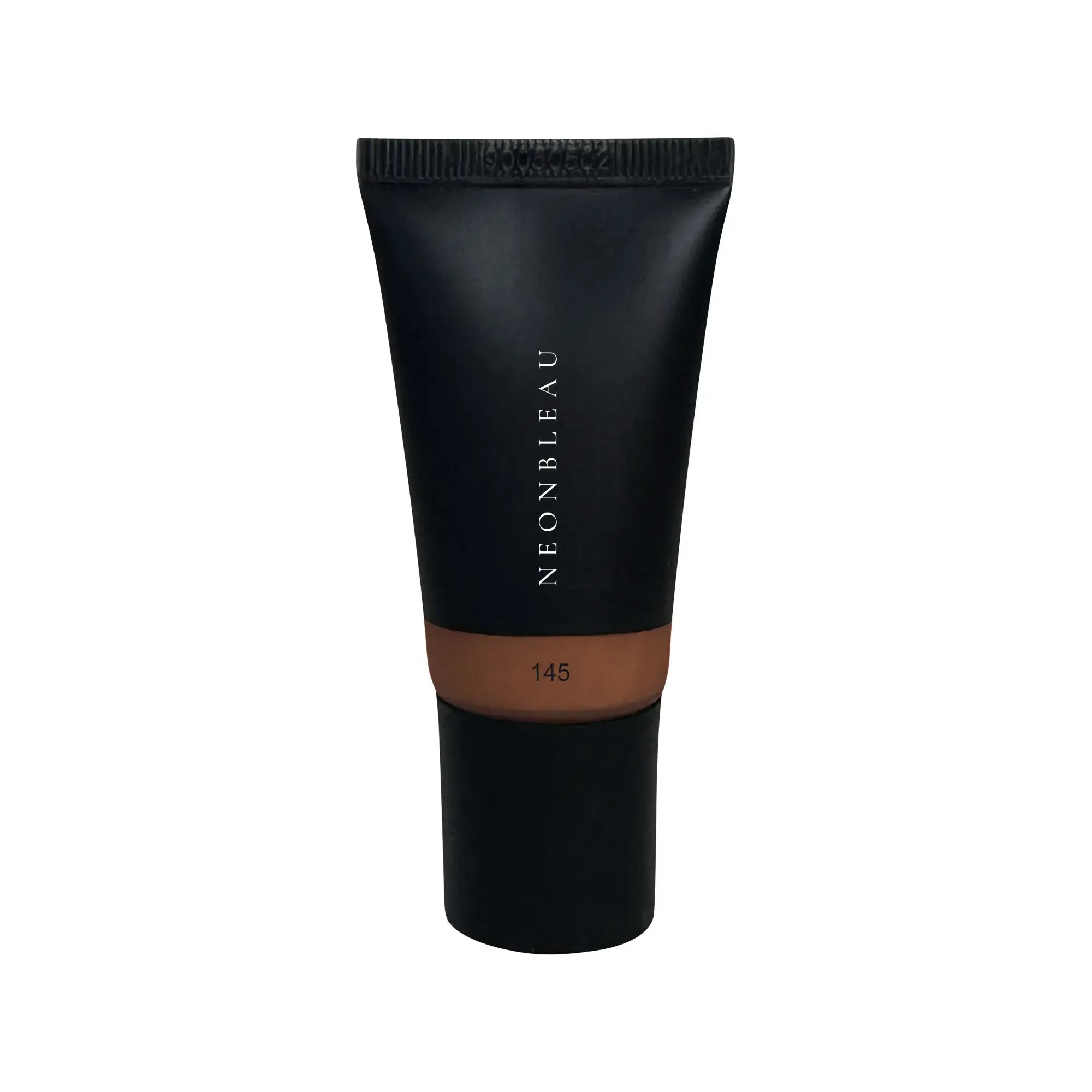 A black tube of tinted moisturizer in shade 145, Espresso.