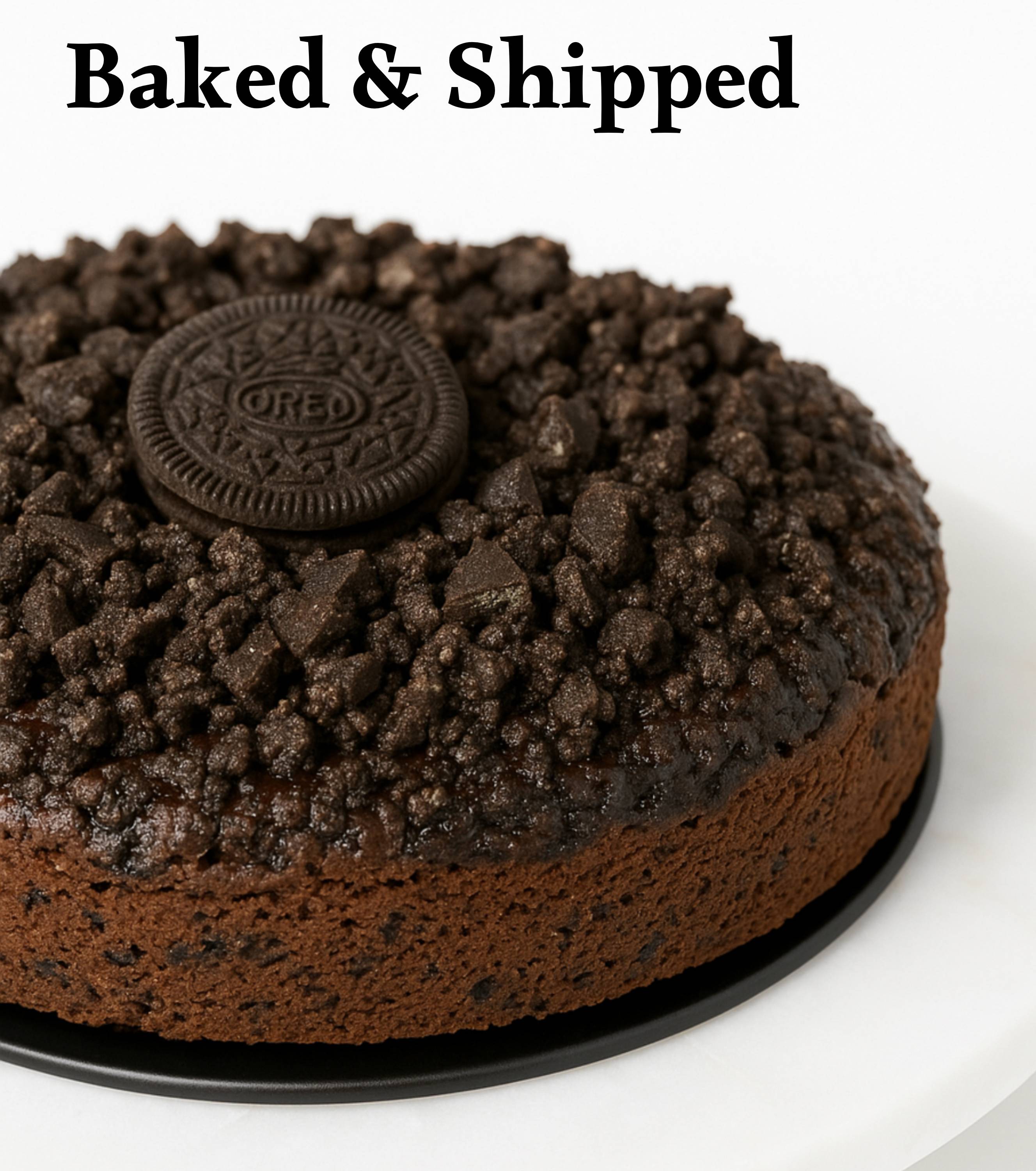 Andy Anand Sugar-Free Cookies & Cream Cake (9-inch, 2 lbs) | Keto & Diabetic-Friendly | SoCal Bakery