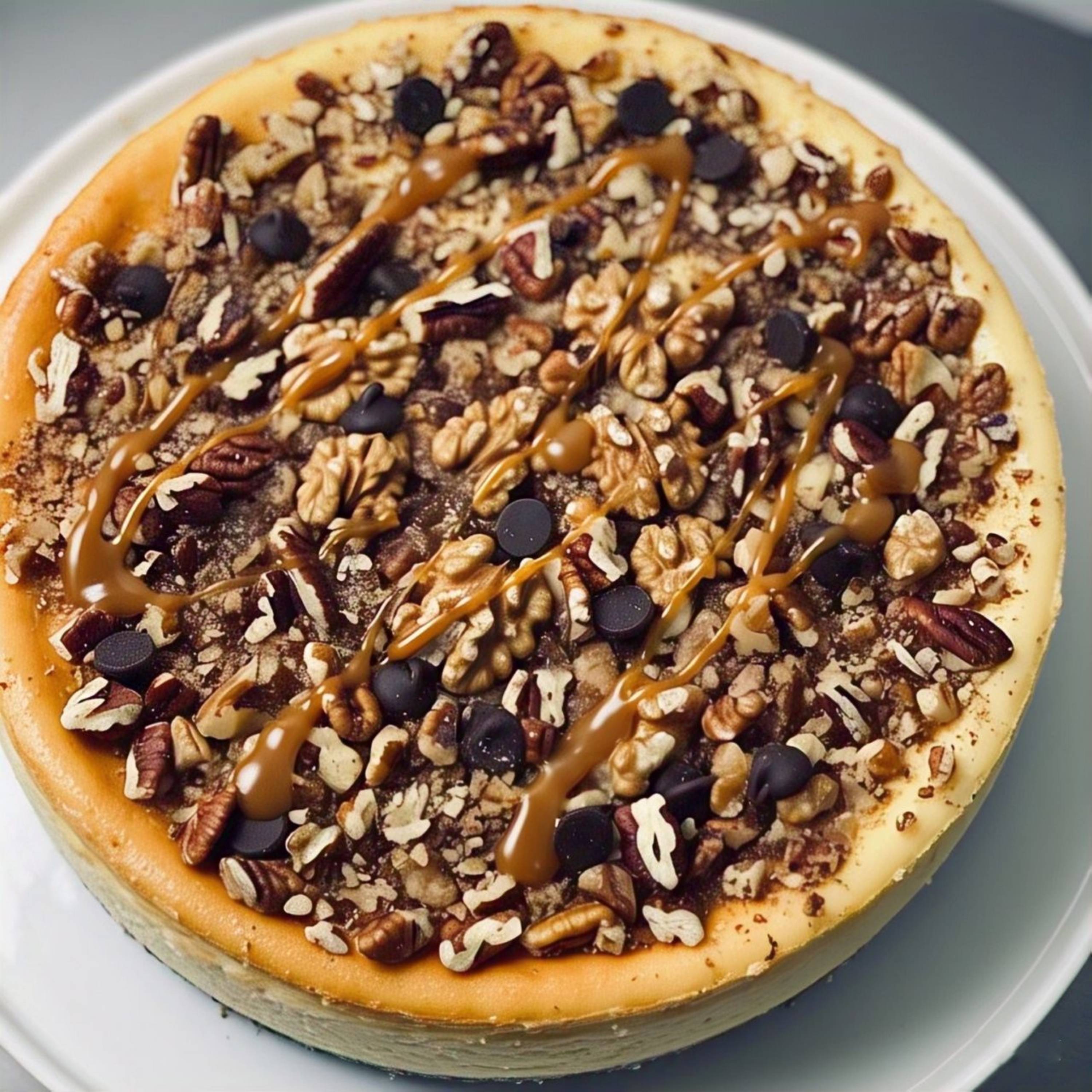Andy Anand Sugar-Free Turtle Cheesecake (9-inch, 2.8 lbs) | Sugar-Free & Keto Cheesecake | Local SoCal Bakery