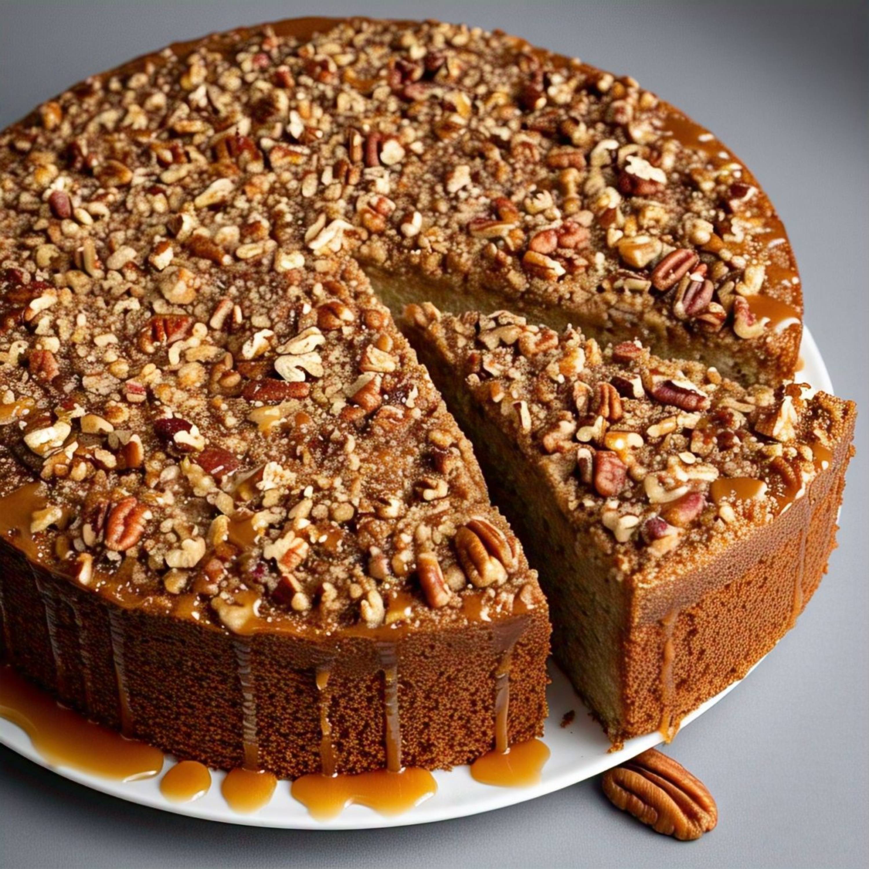 Andy Anand Sugar-Free Pecan Cake (9-inch, 2 lbs) | Sugar-Free & Keto Cake | Local SoCal Bakery