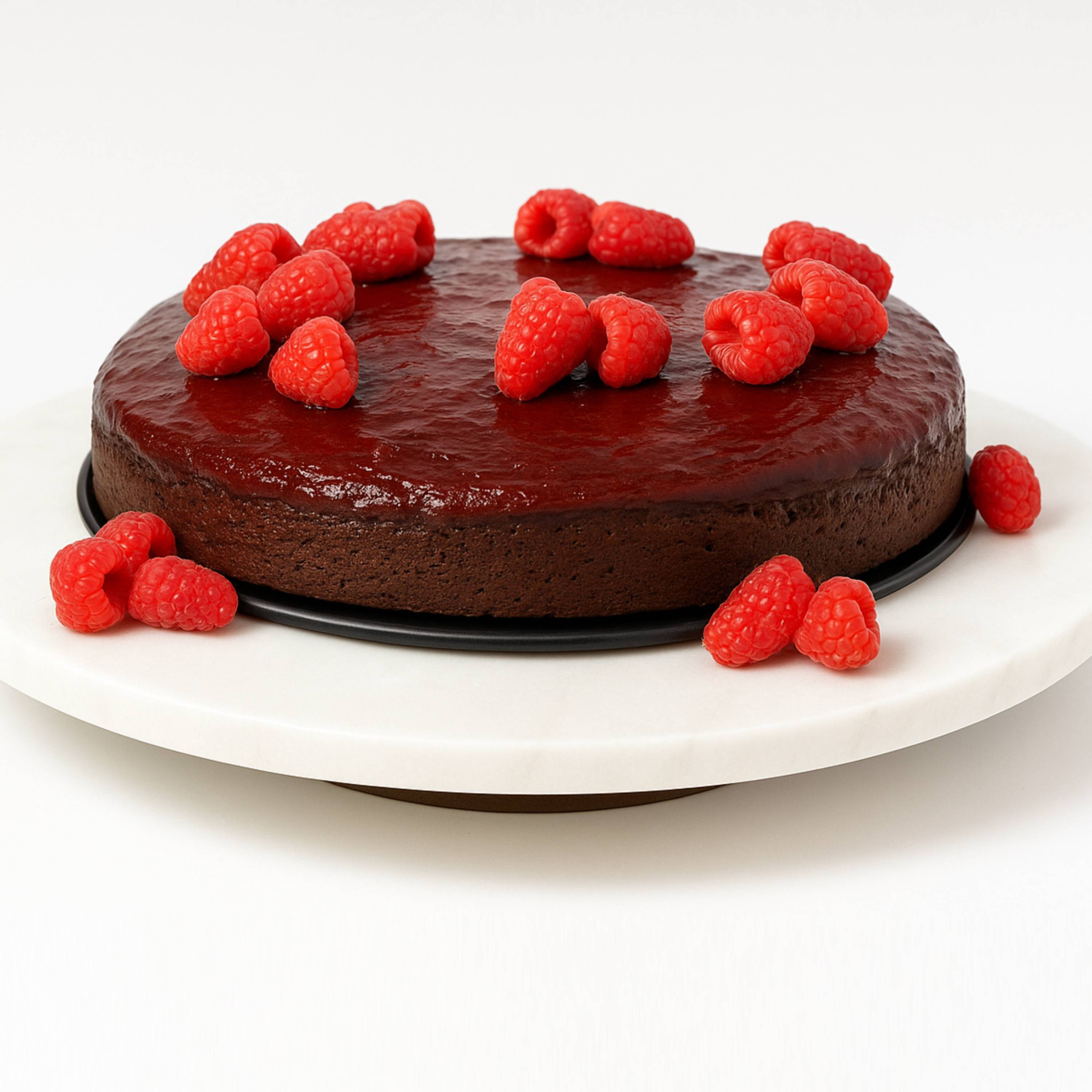 Andy Anand Sugar-Free Raspberry Chocolate Truffle Cake (9-inch, 2.8 lbs) | Sugar-Free & Keto Cake | Local SoCal Bakery