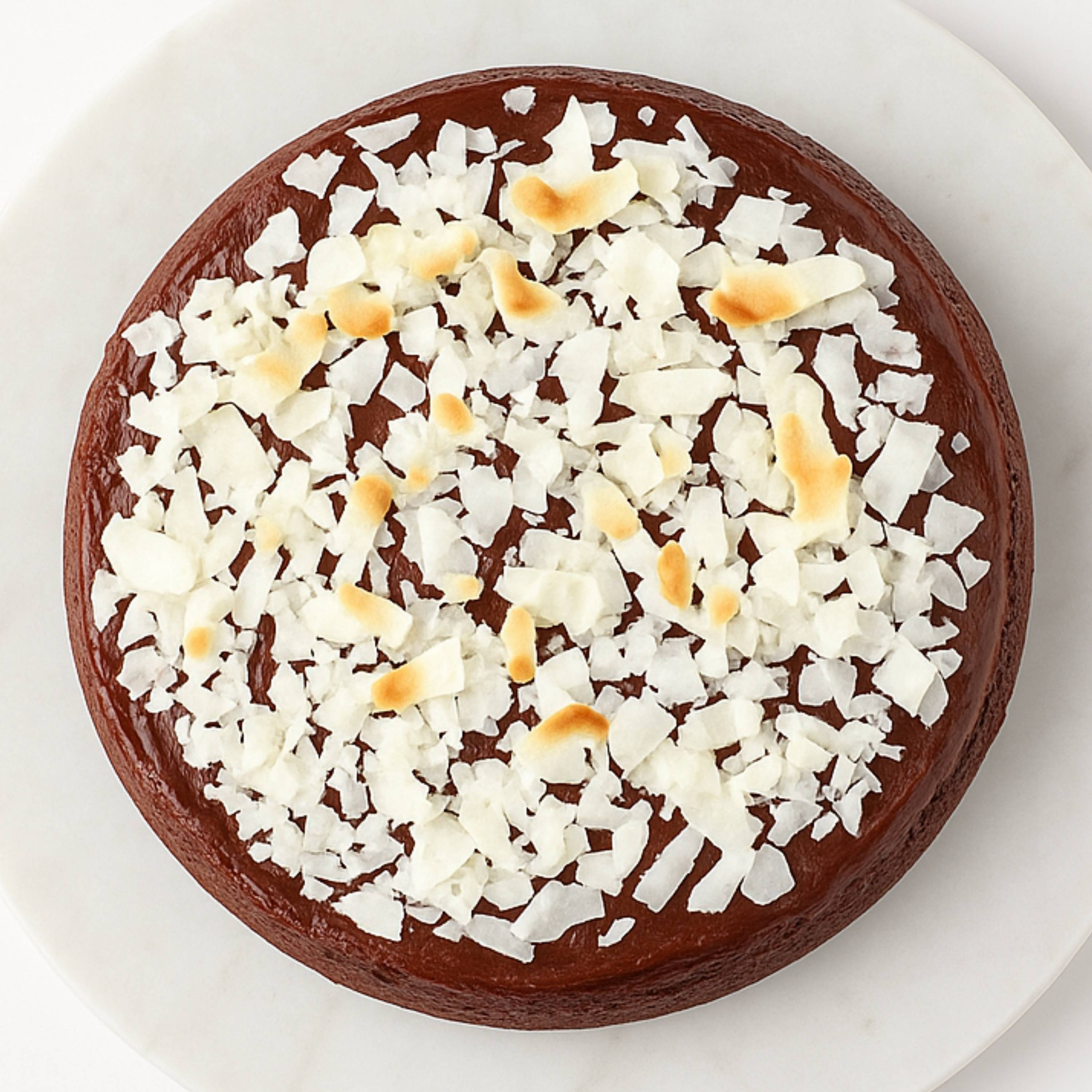 Andy Anand Sugar-Free Raspberry Chocolate Coconut Cake with Truffles (9-inch, 2.8 lbs) | Sugar-Free & Keto Cake | Local SoCal Bakery