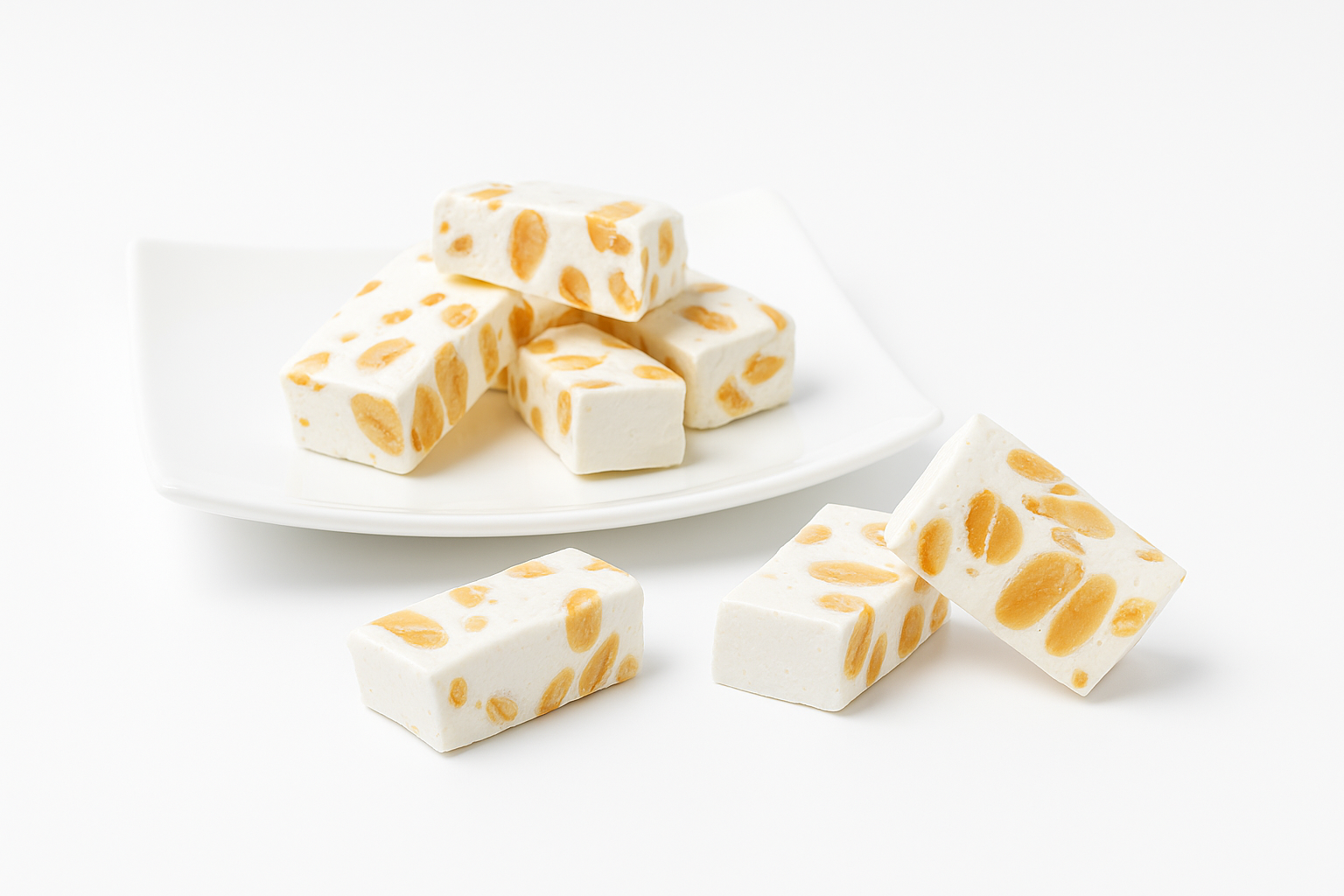 Andy Anand Sugar-Free Almond Brittle Nougat (Turron) | European Imported, Gluten-Free | Local SoCal Bakery