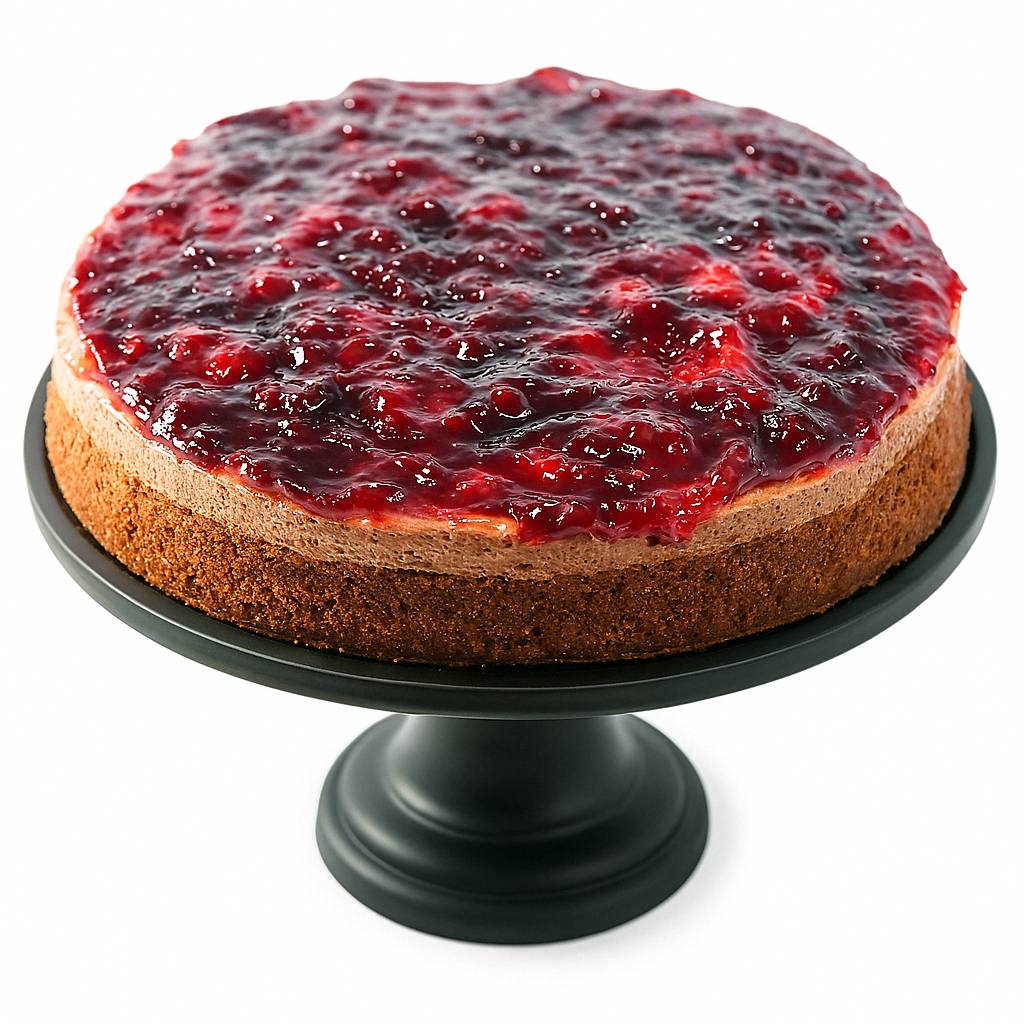 Andy Anand Sugar-Free Chocolate Wildberry Mousse Cake (3 lbs) | Keto & Diabetic-Friendly | SoCal Bakery