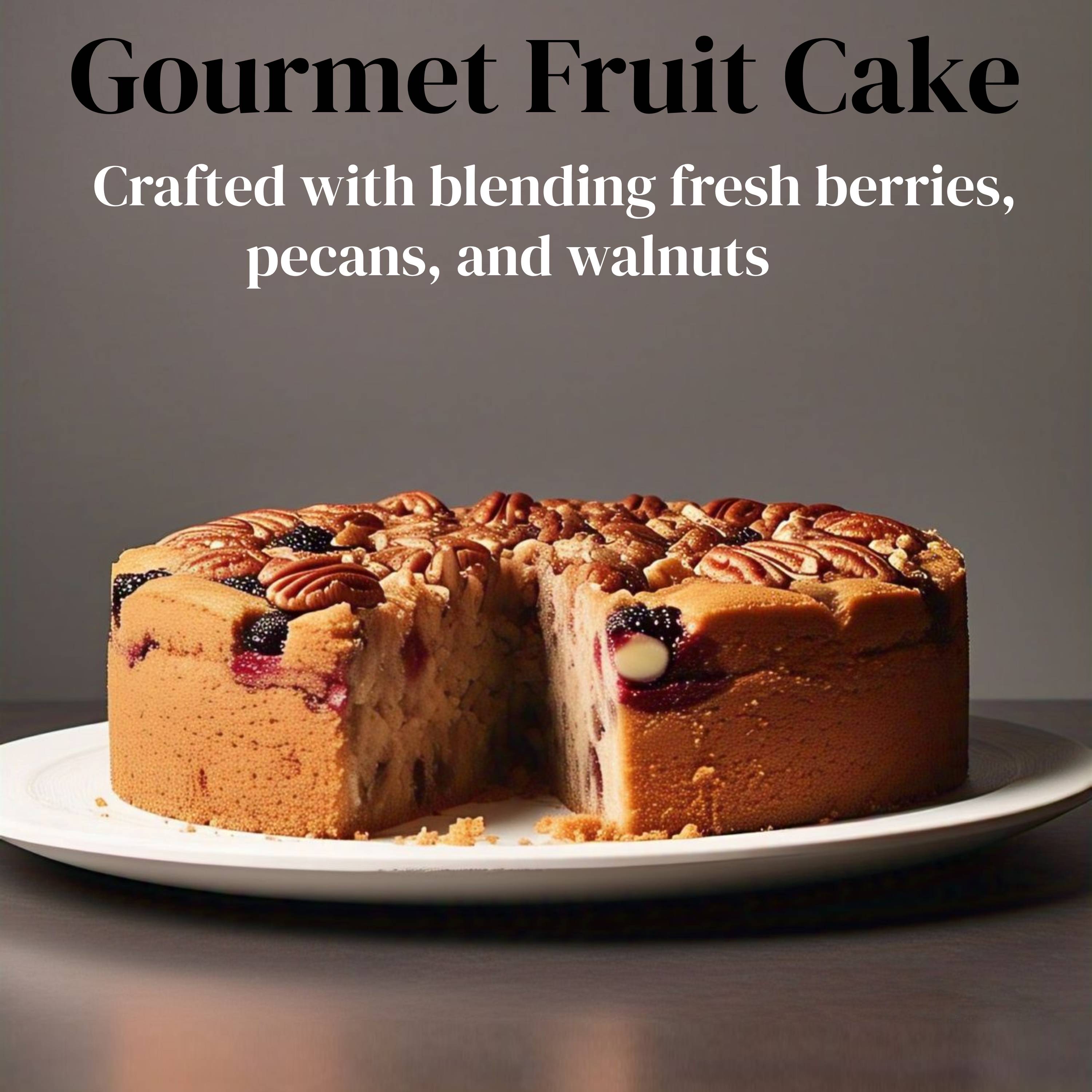 Andy Anand Sugar-Free Mixed Berries Cake (2.8 lbs) | Sugar-Free & Keto Cake | Local SoCal Bakery