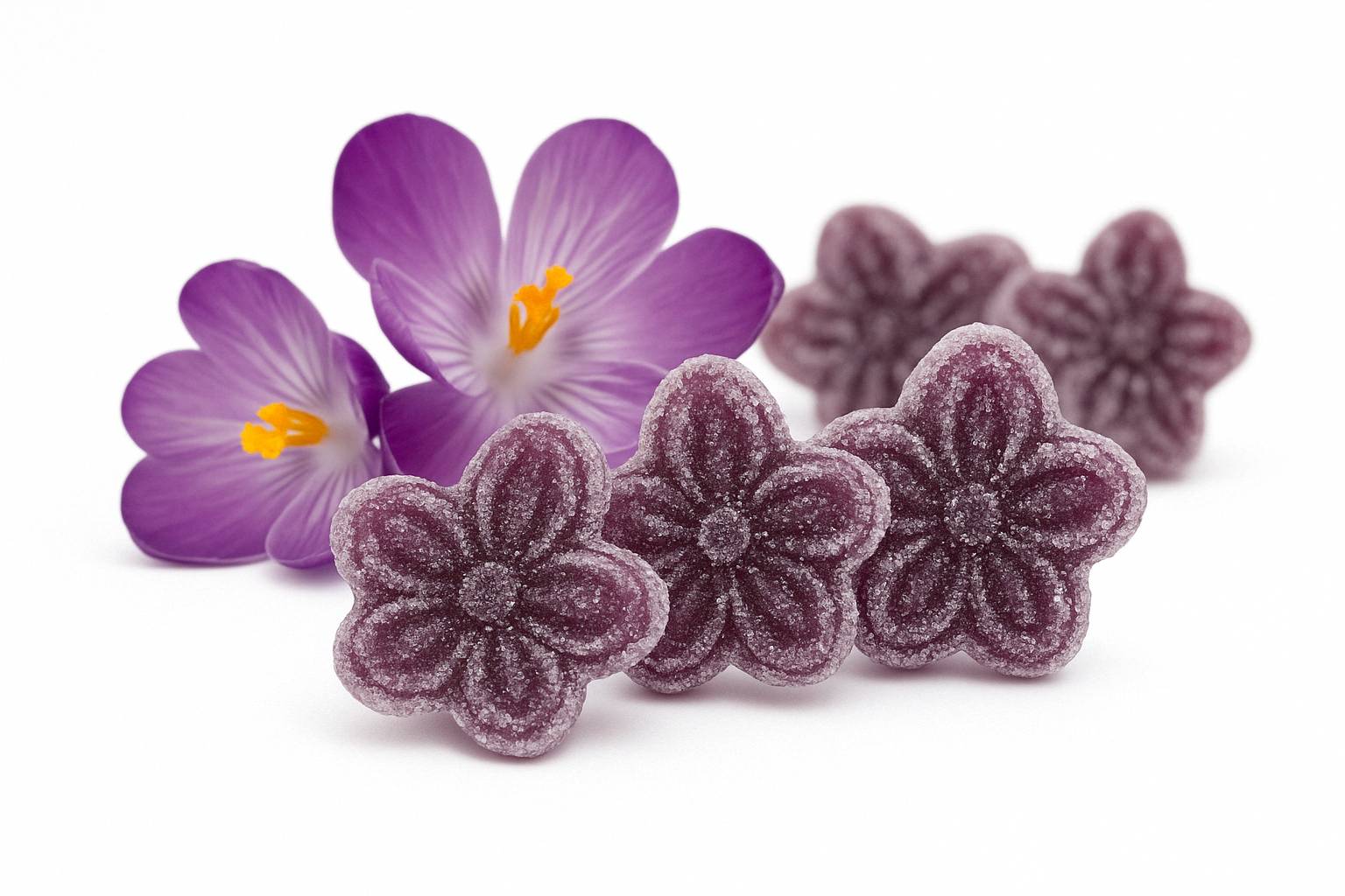 Andy Anand Sugar-Free Violet Candy Dragées (150 pc, 3-Pack, 3.5 oz) | Old-World European, Stevia | Local SoCal Bakery