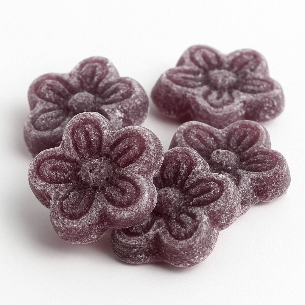 Andy Anand Sugar-Free Violet Candy Dragées (150 pc, 3-Pack, 3.5 oz) | Old-World European, Stevia | Local SoCal Bakery