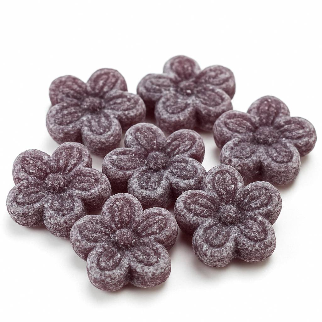 Andy Anand Sugar-Free Violet Candy Dragées (150 pc, 3-Pack, 3.5 oz) | Old-World European, Stevia | Local SoCal Bakery