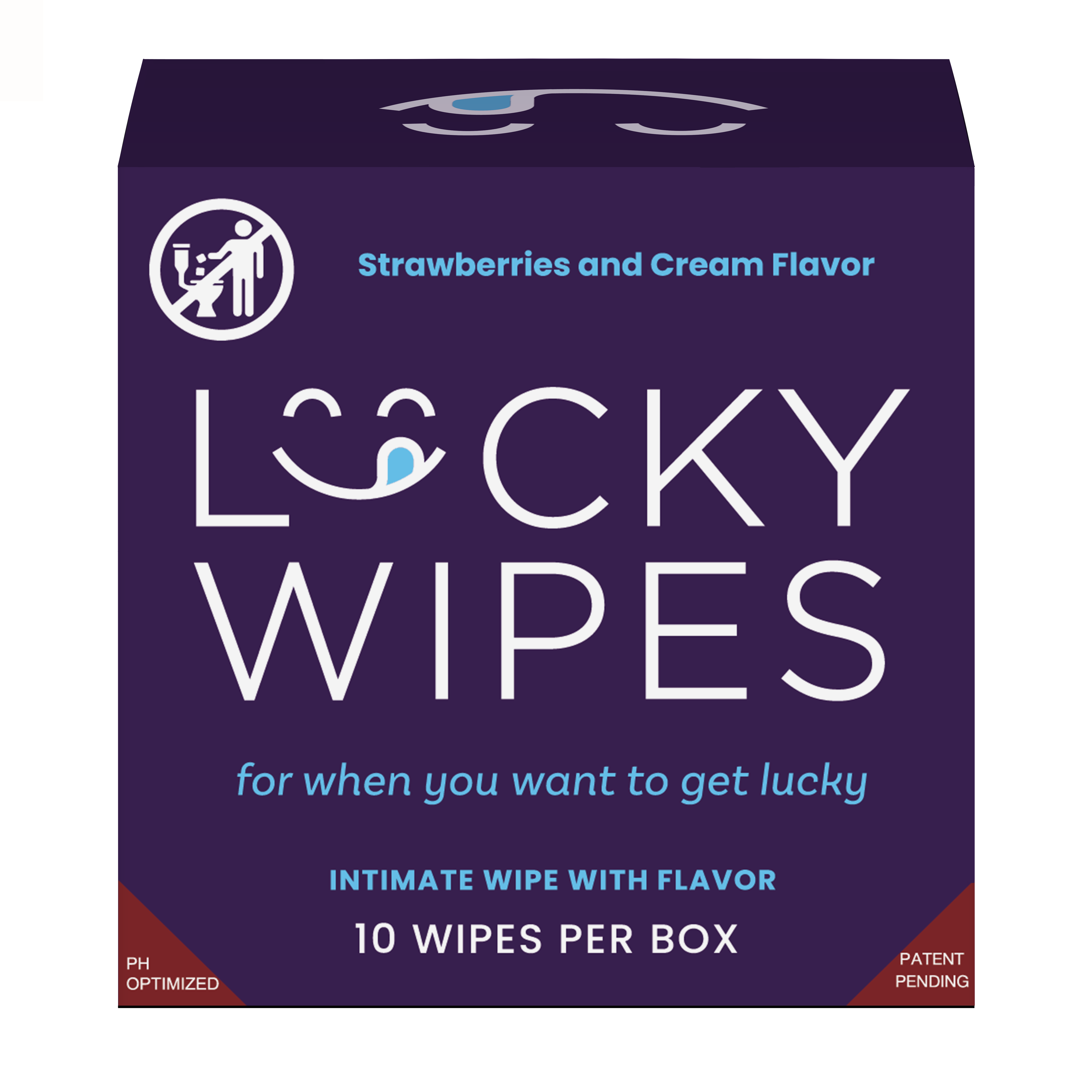 Strawberries and Cream Flavored Men's Wipes