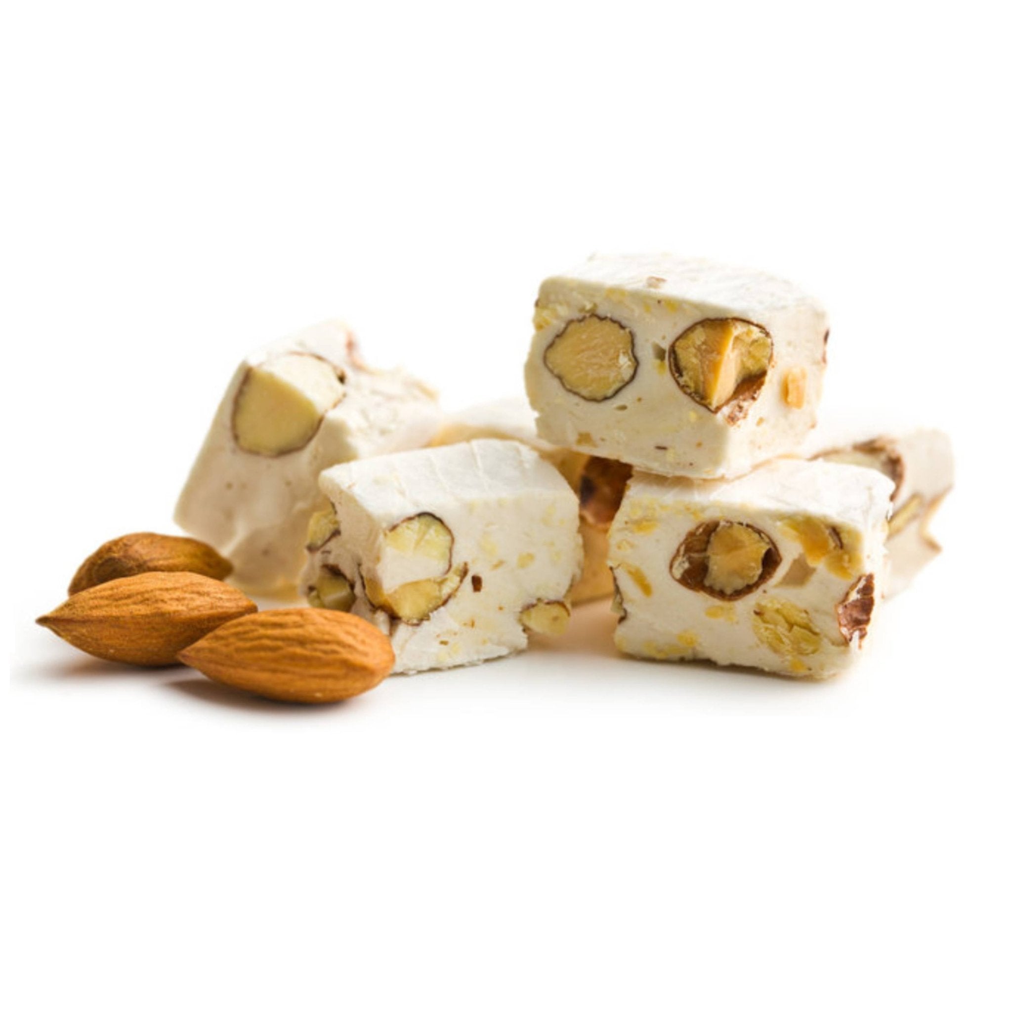 Andy Anand Sugar-Free Almond Nougat Brittle (18 pc, 7 oz) | European Turron, Sugar-Free & Keto | Local SoCal Bakery