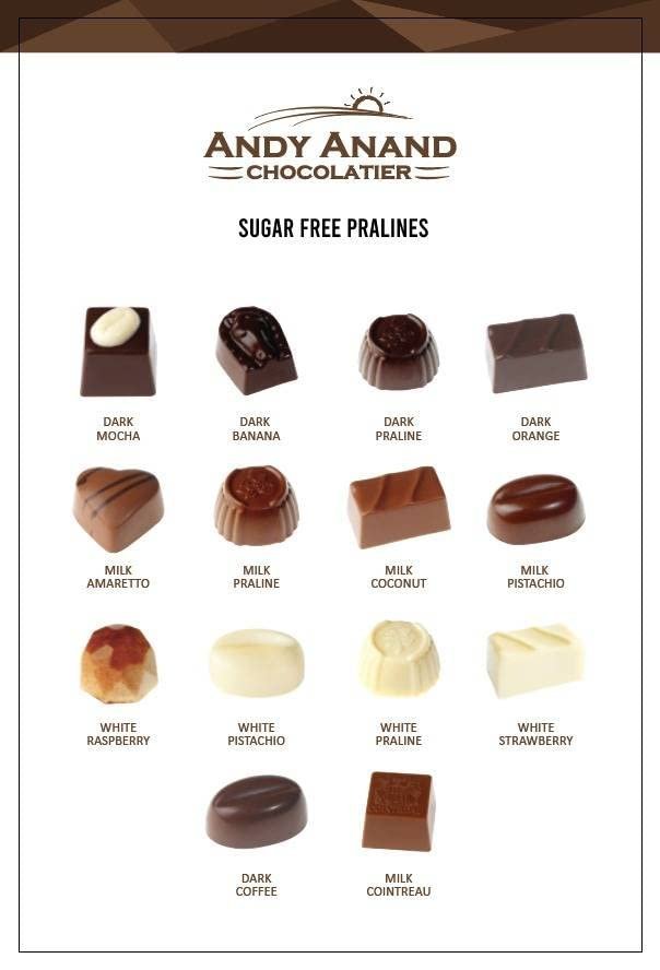 Andy Anand Belgian Sugar-Free Chocolate Truffles Gift Box (48 pc) | Gluten-Free, 60% Cocoa Butter | Local SoCal Chocolatier