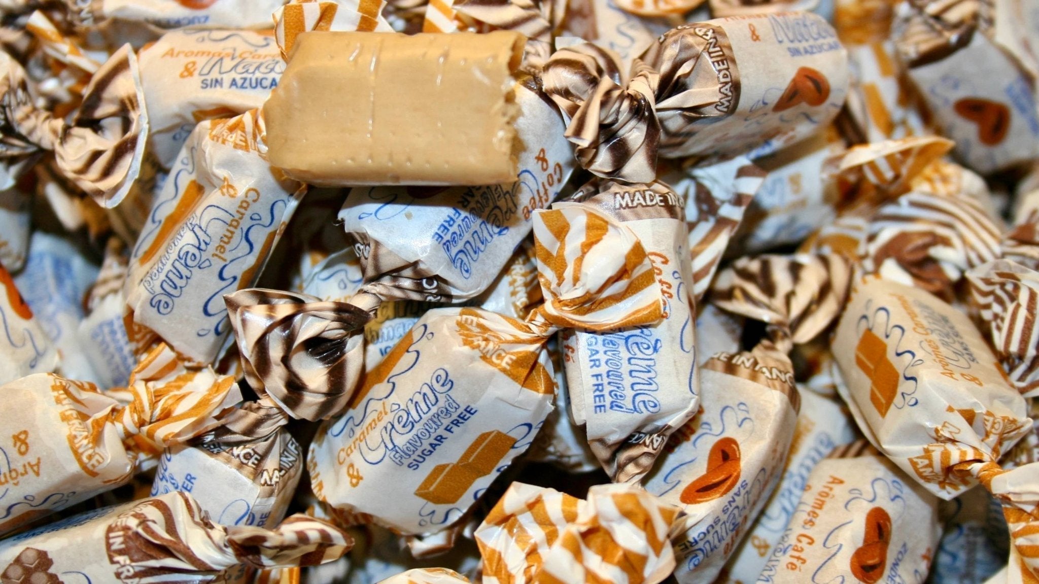 Andy Anand Sugar-Free Cream Toffees (33 pc, 7 oz) | Caramel, Chocolate, Coffee | Local SoCal Bakery