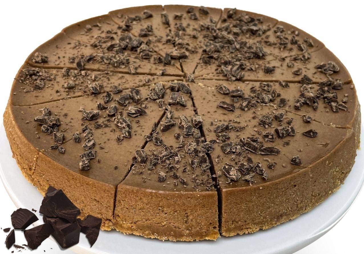 Andy Anand Sugar-Free Dark Chocolate Chip Cheesecake (9-inch, 2.8 lbs) | Sugar-Free & Keto Cheesecake | Local SoCal Bakery