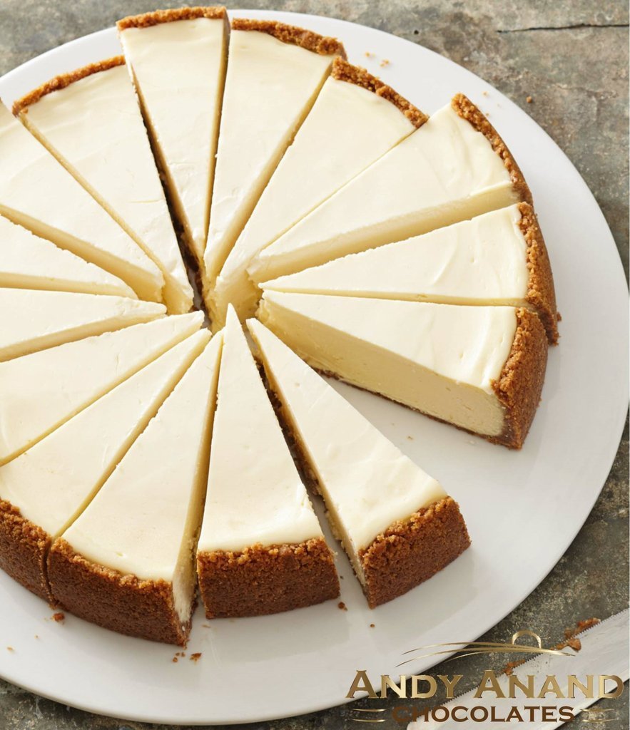 Andy Anand Sugar-Free New York Cheesecake (9-inch, 2 lbs) | Sugar-Free Cheesecake | Local SoCal Bakery