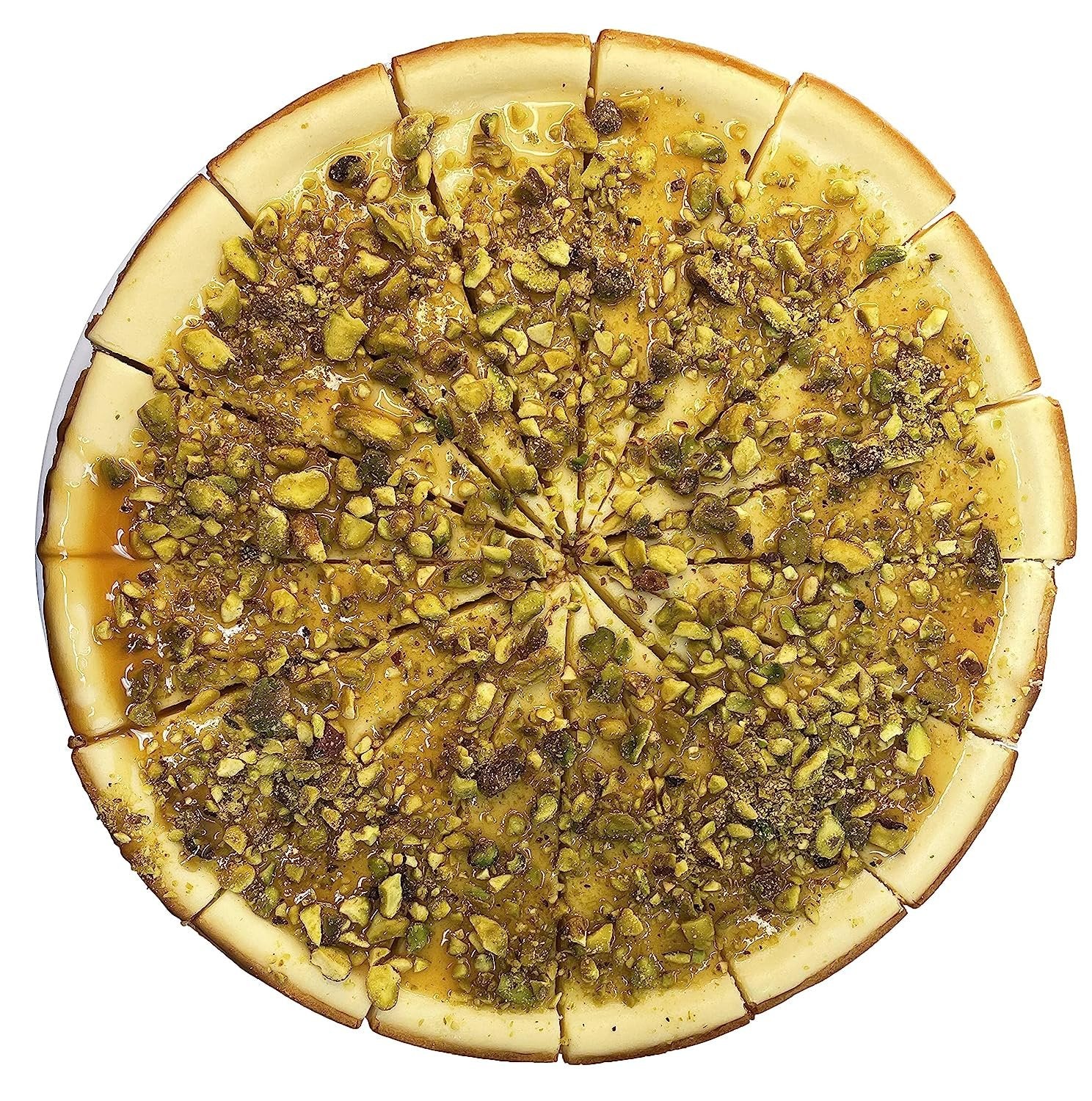 Andy Anand Gluten-Free Caramel Pistachio Cheesecake (9-inch, 2 lbs) | Hand-Baked Bakery Cheesecake | Local SoCal Bakery