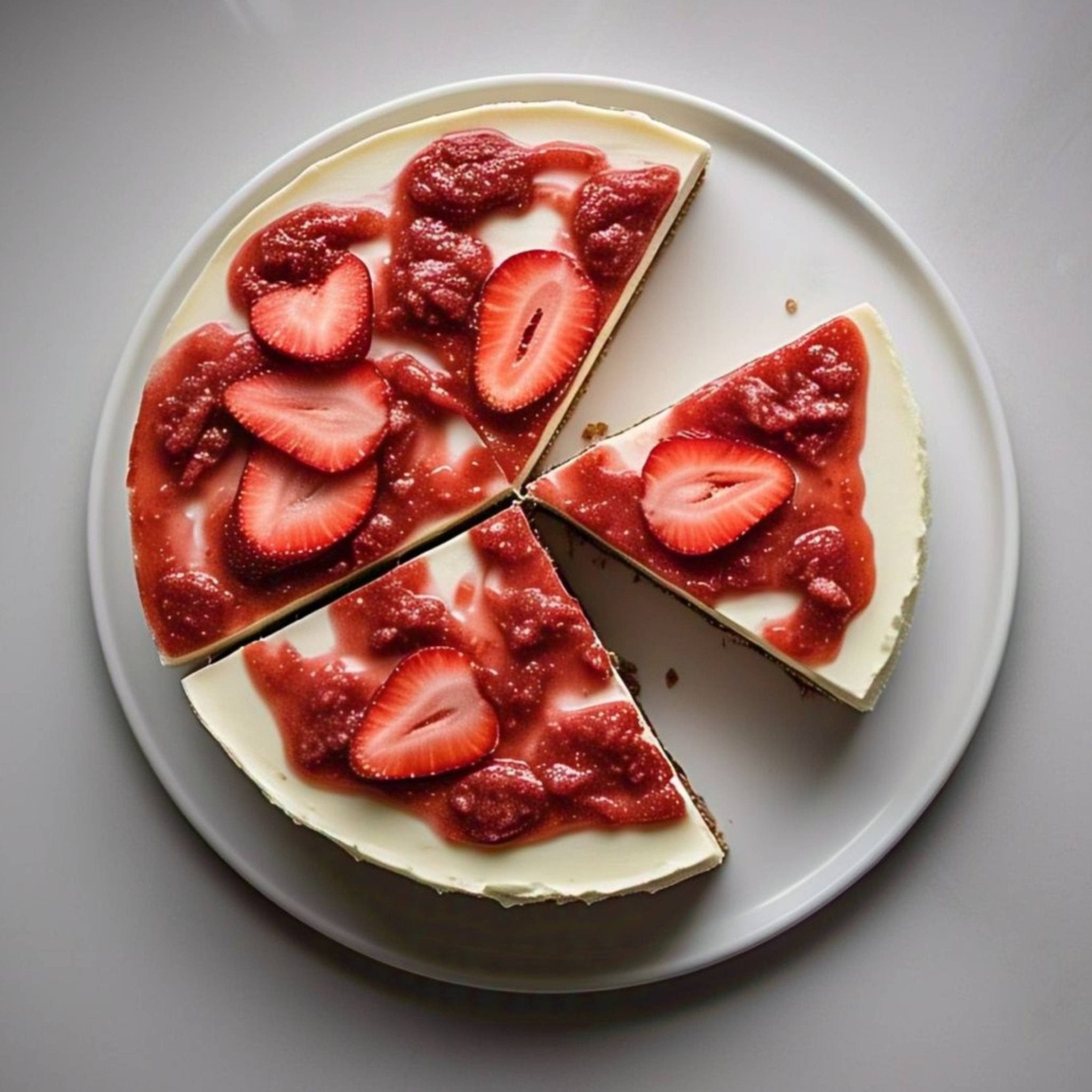 Andy Anand Sugar-Free Gluten-Free Strawberry Cheesecake (9-inch, 3.4 lbs) | Sugar-Free, Gluten-Free | Local SoCal Bakery