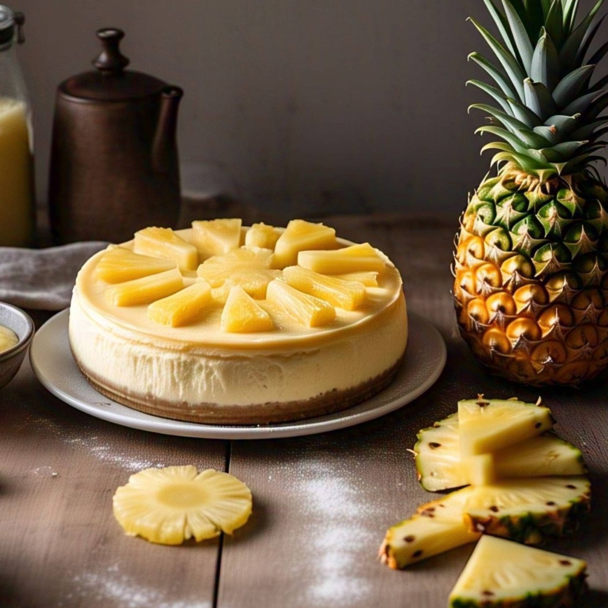 Andy Anand Sugar-Free Pineapple Tres Leches Cake (2.5 lbs) | Sugar-Free & Keto Cake | Local SoCal Bakery